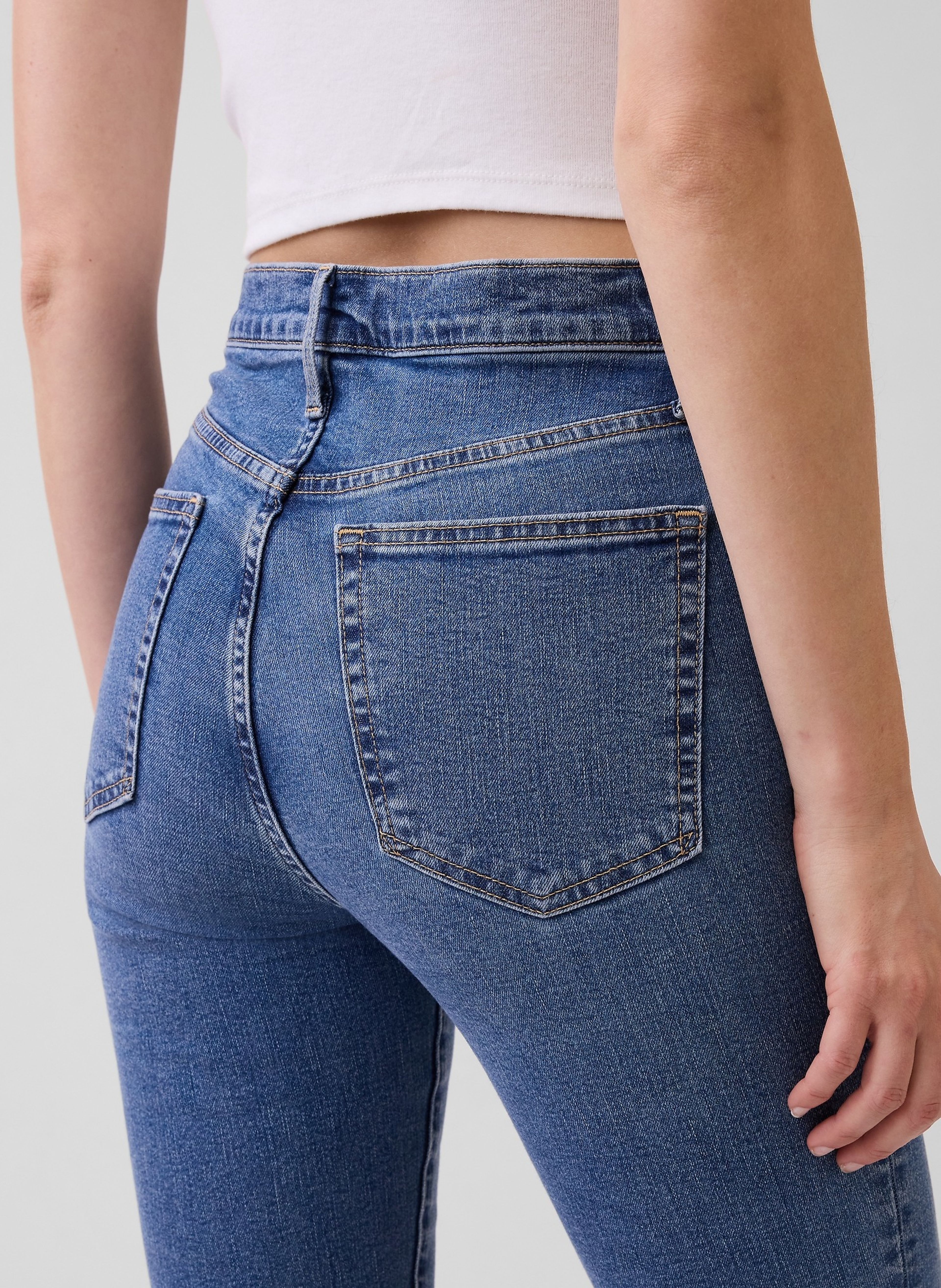 High Rise True Skinny Jeans - 006
