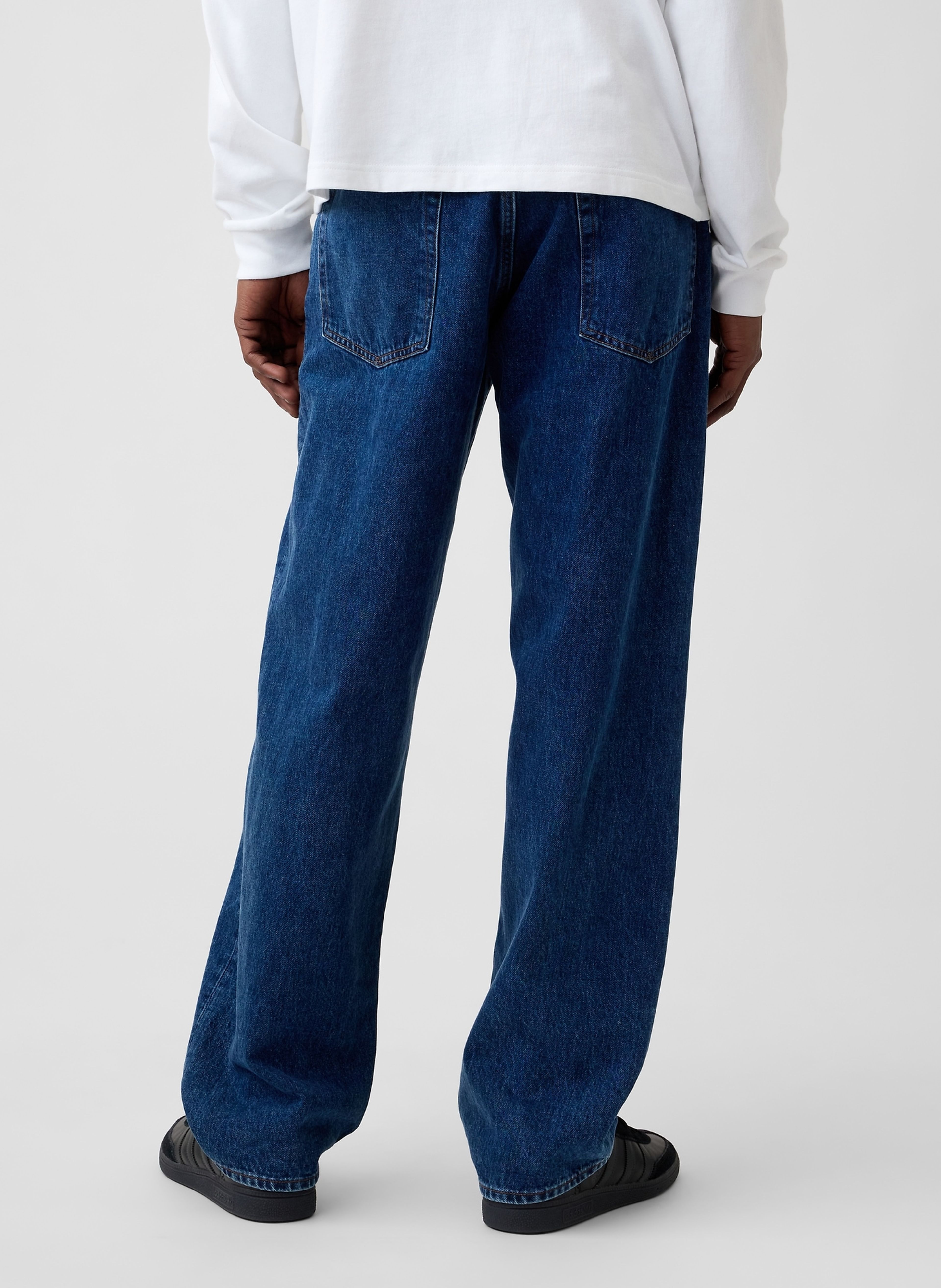 Džínsy Mid Rise Baggy unisex - 004