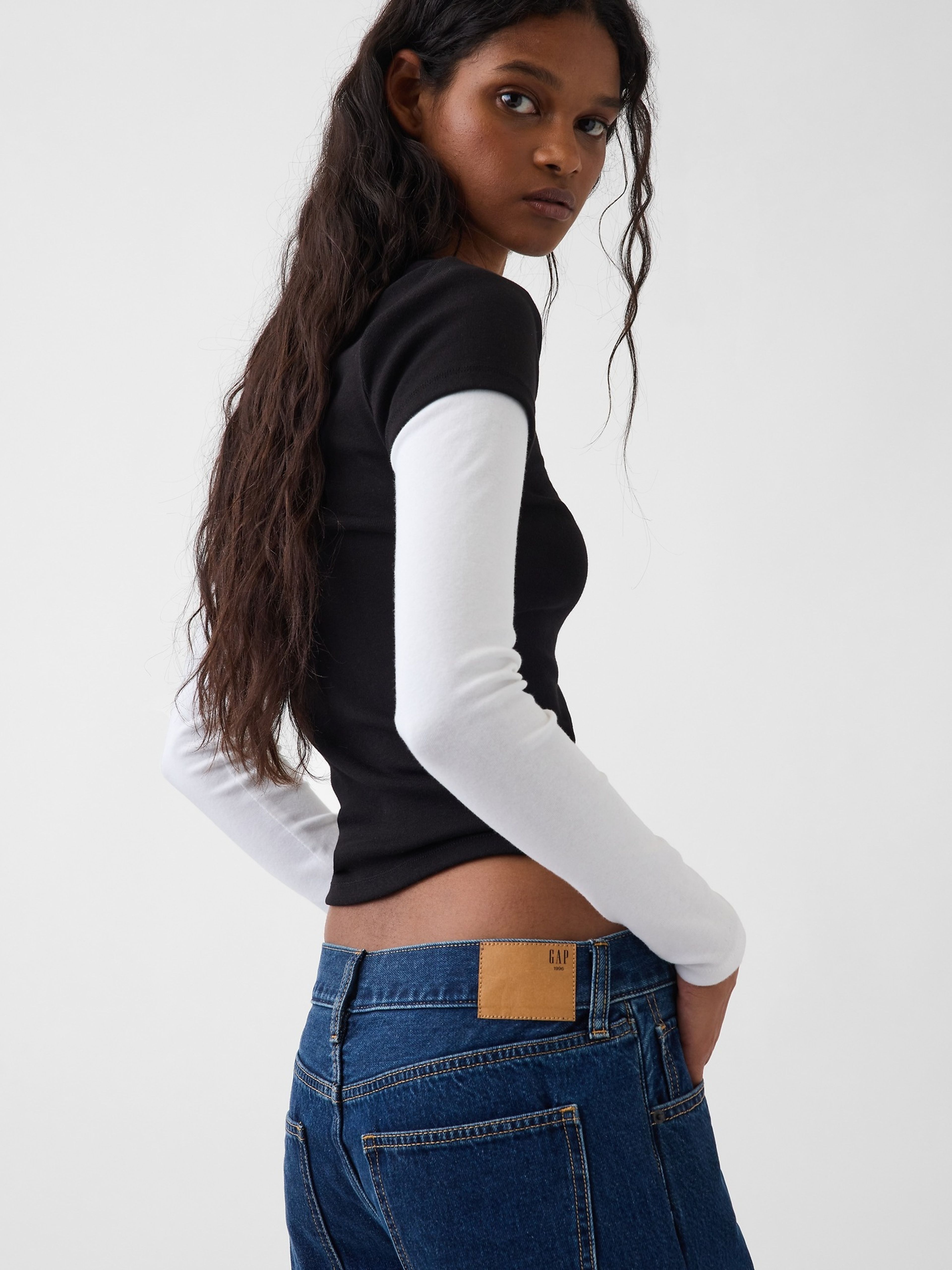 Jean The Hailey Low Rise Loose - 010