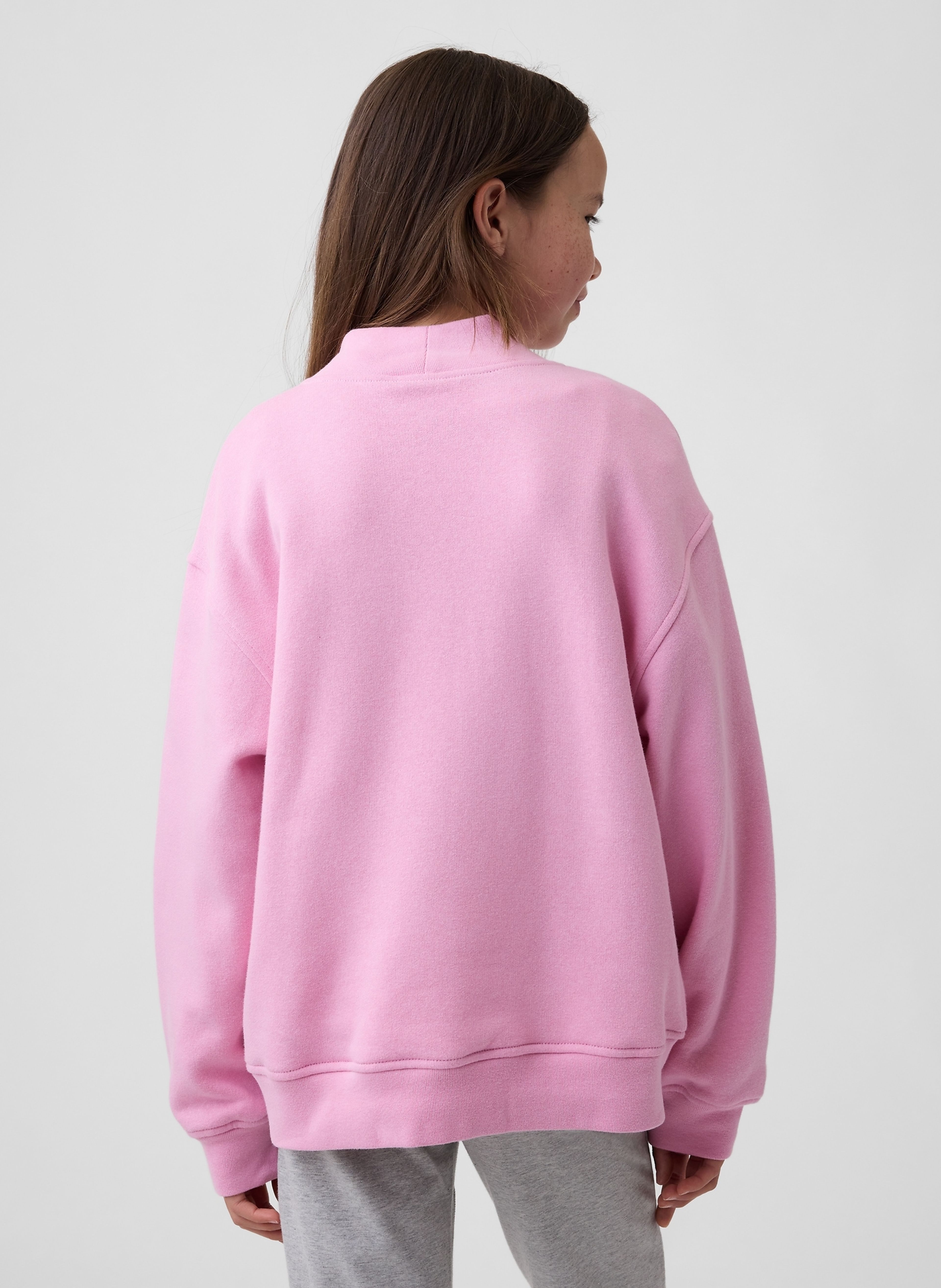 Dětská oversize mikina s logem - 002