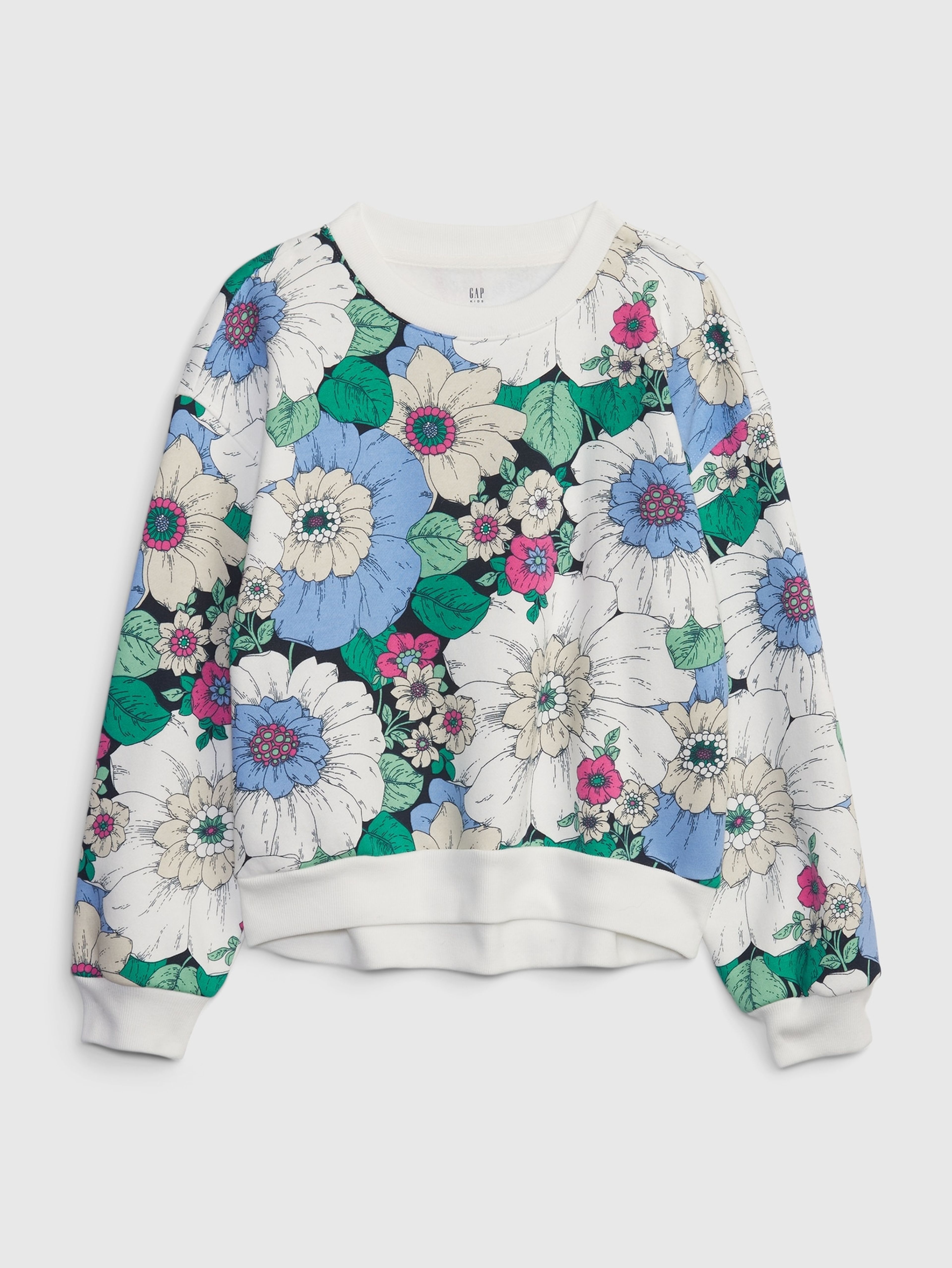 Sweatshirt für Kinder mit Blumenmuster