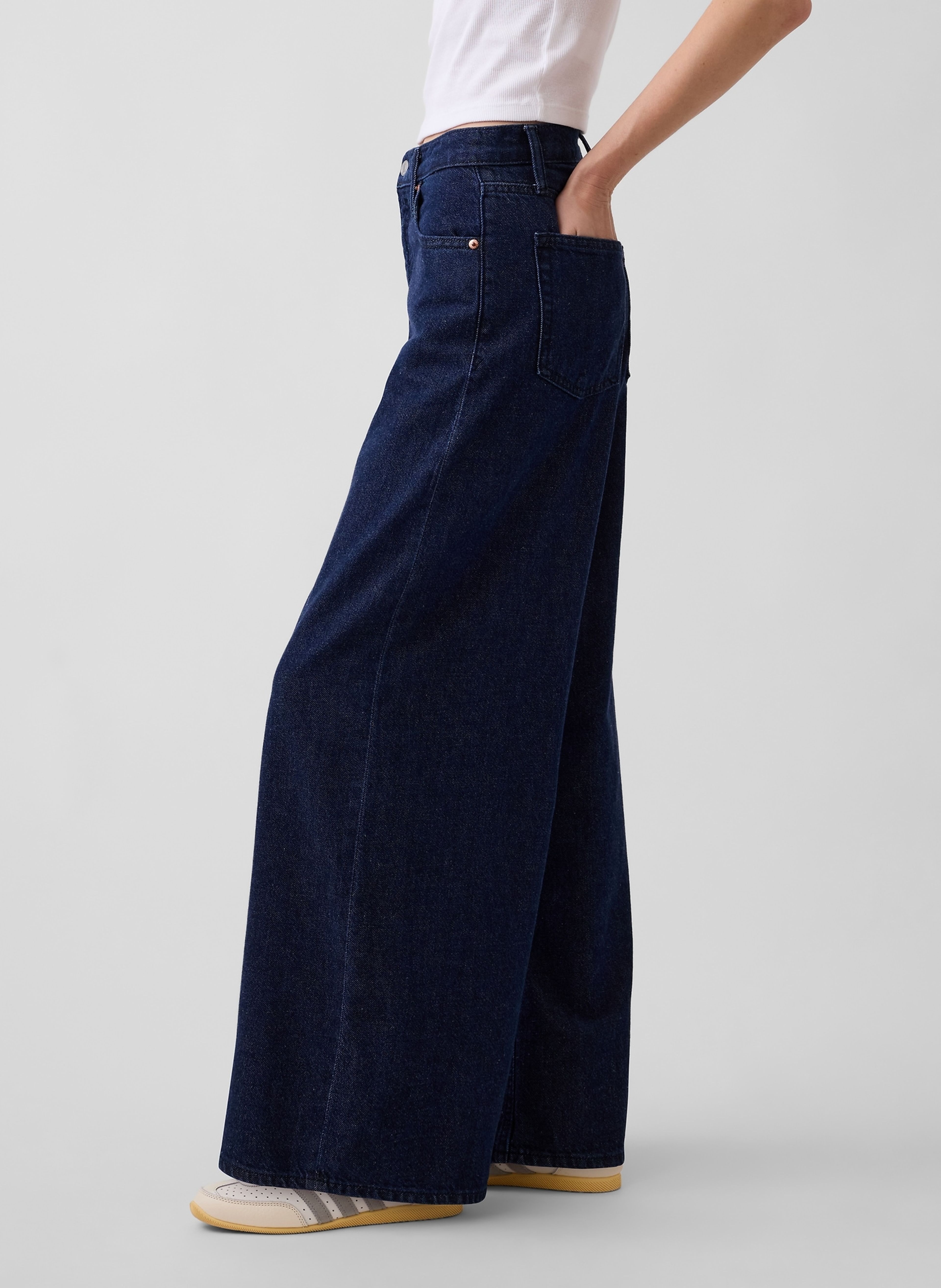 Jeans Mid Rise Baggy UltraSoft - 003