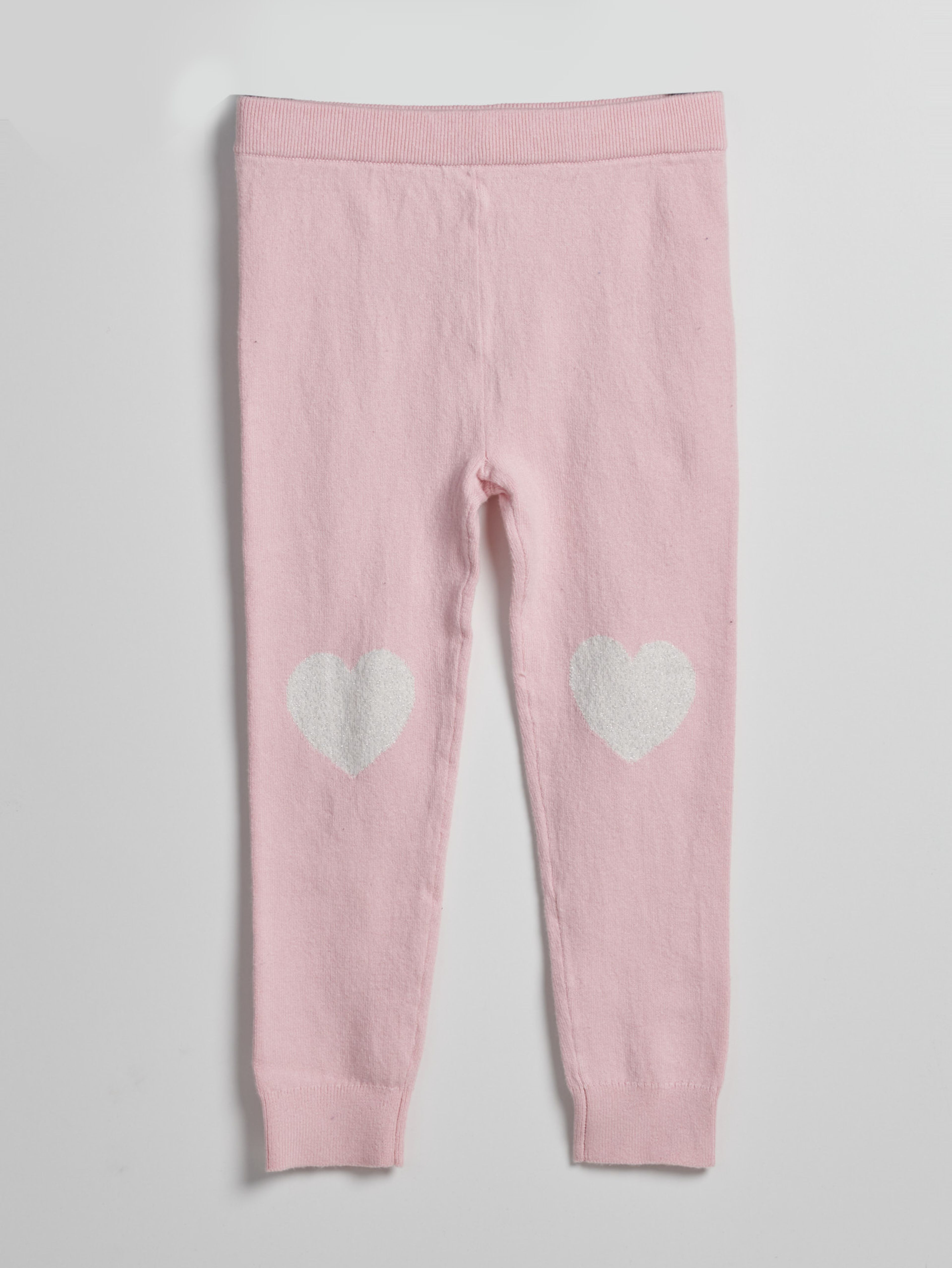 Baby kötött leggings szív