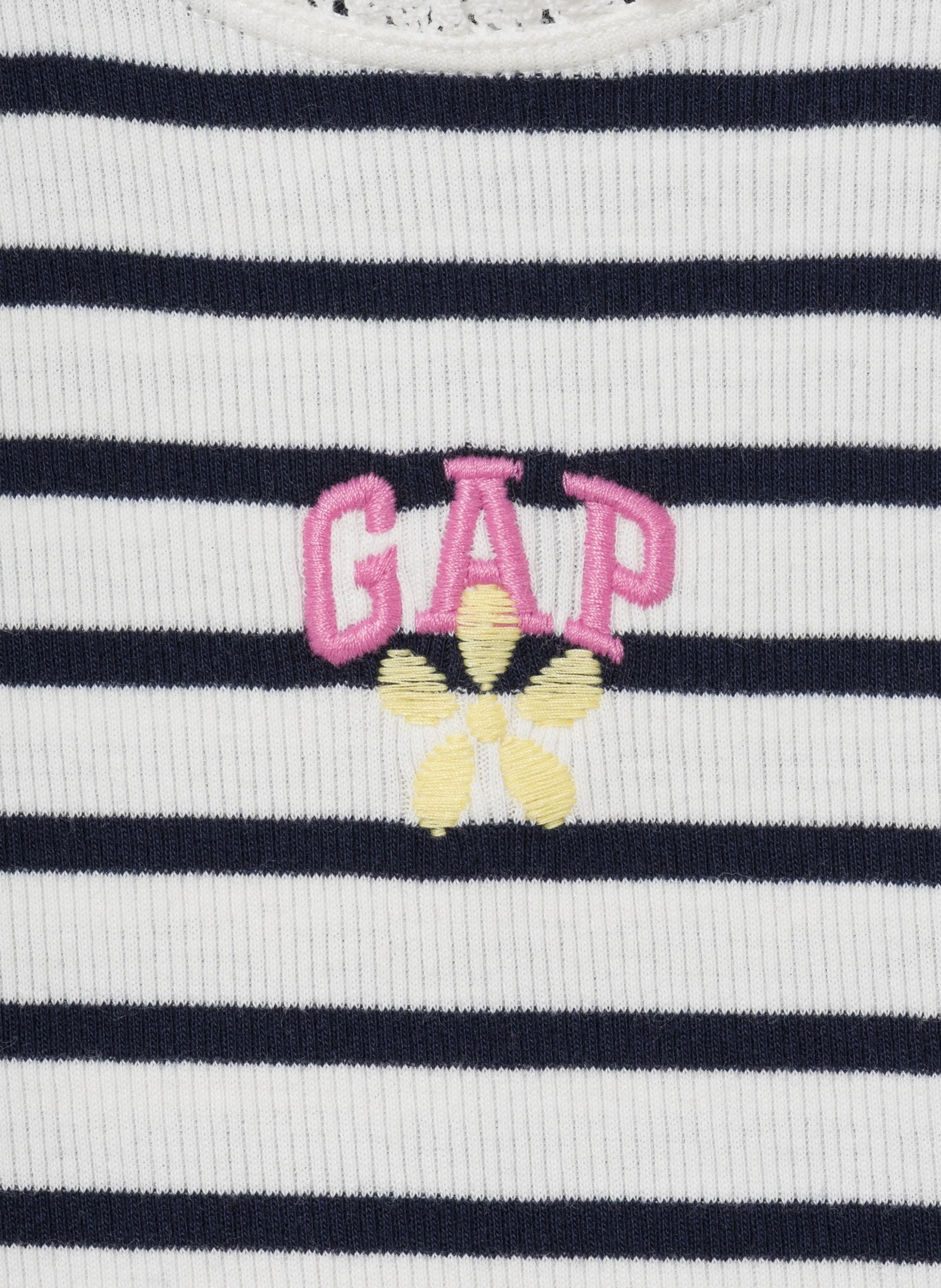 Baby prążkowany top Mix & Match z logo - 003