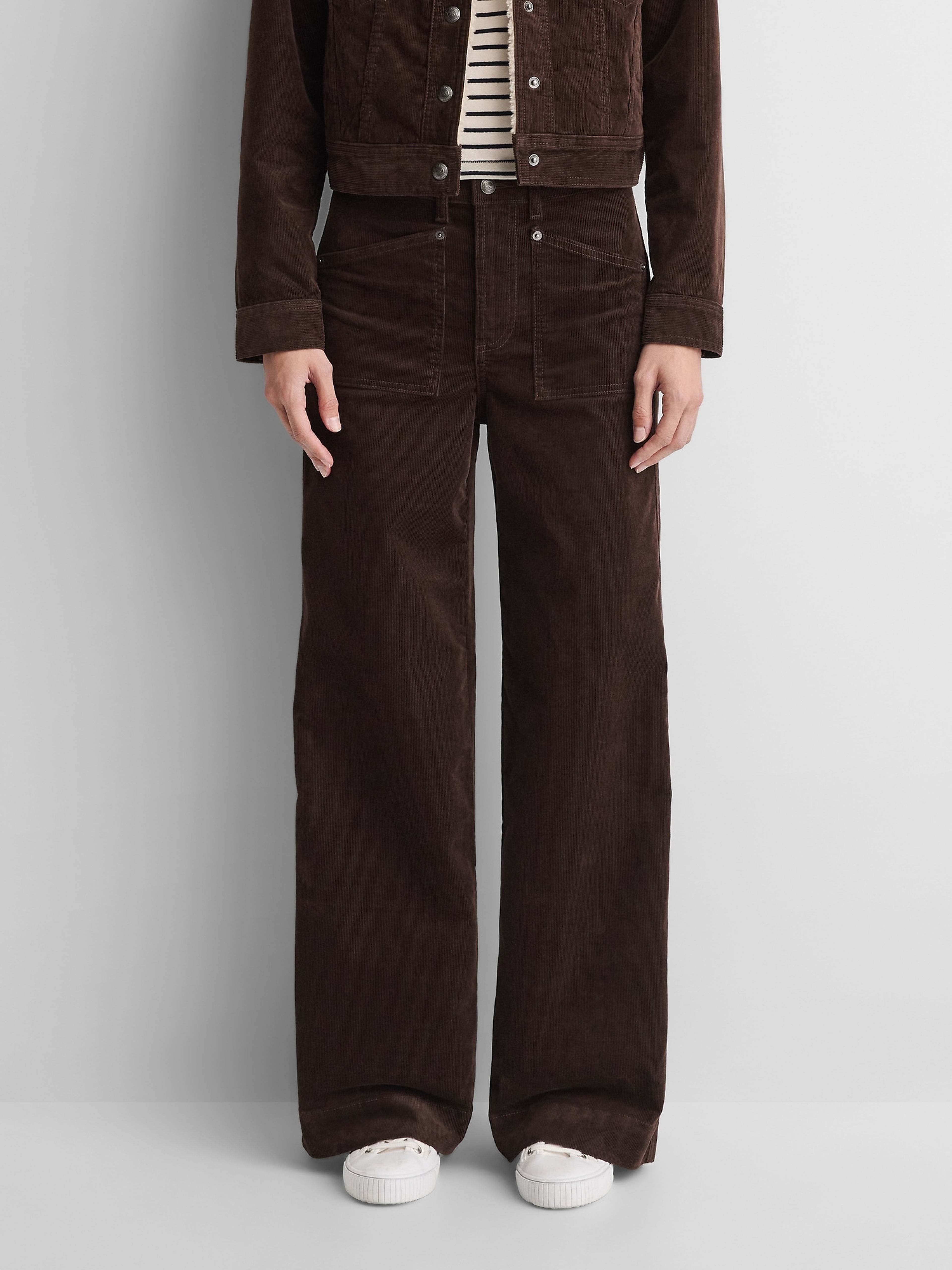 High Rise Stride corduroy broek Gap × A.P.C. - 003