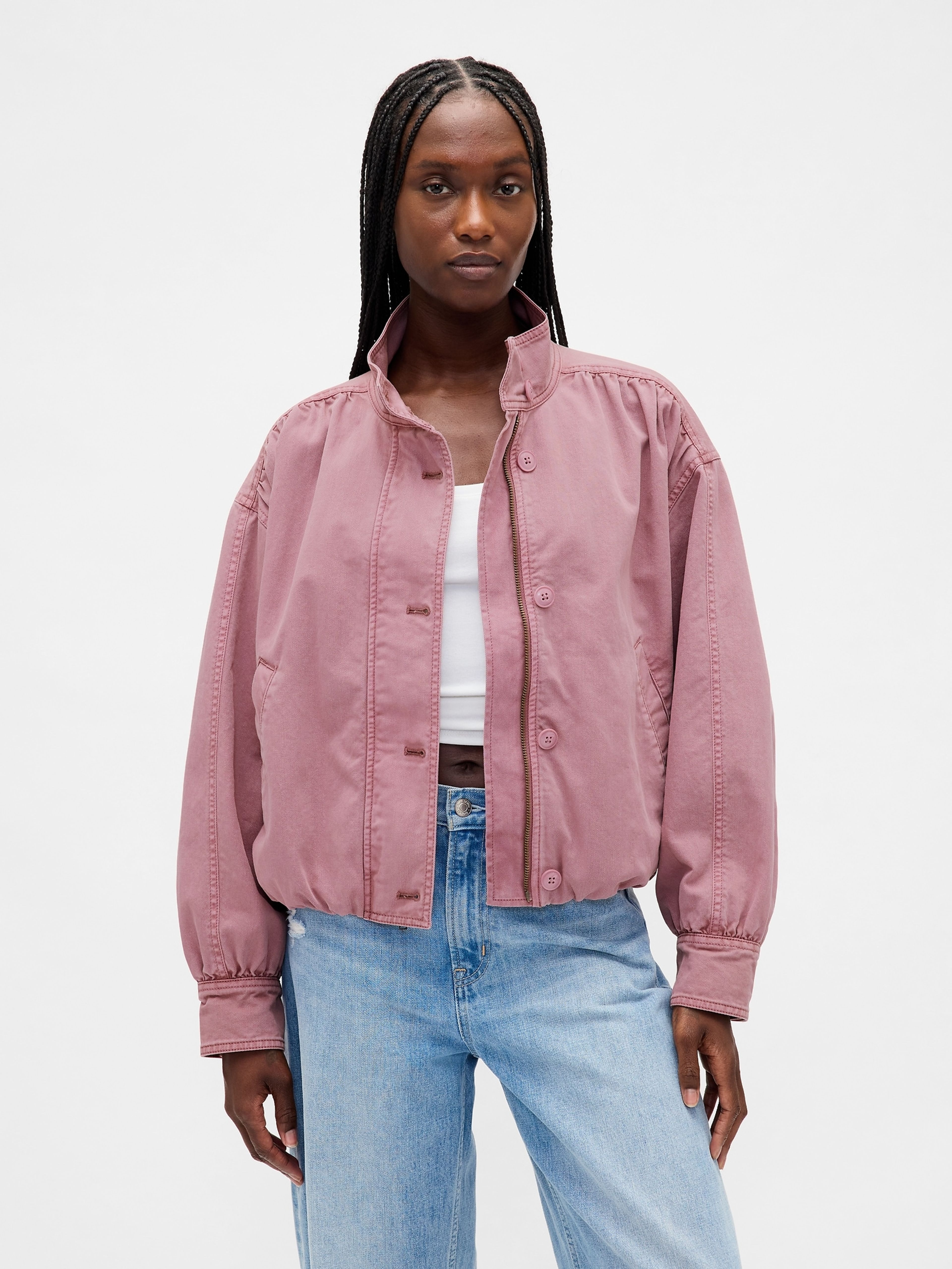 Damen-Oversize-Leichtjacke