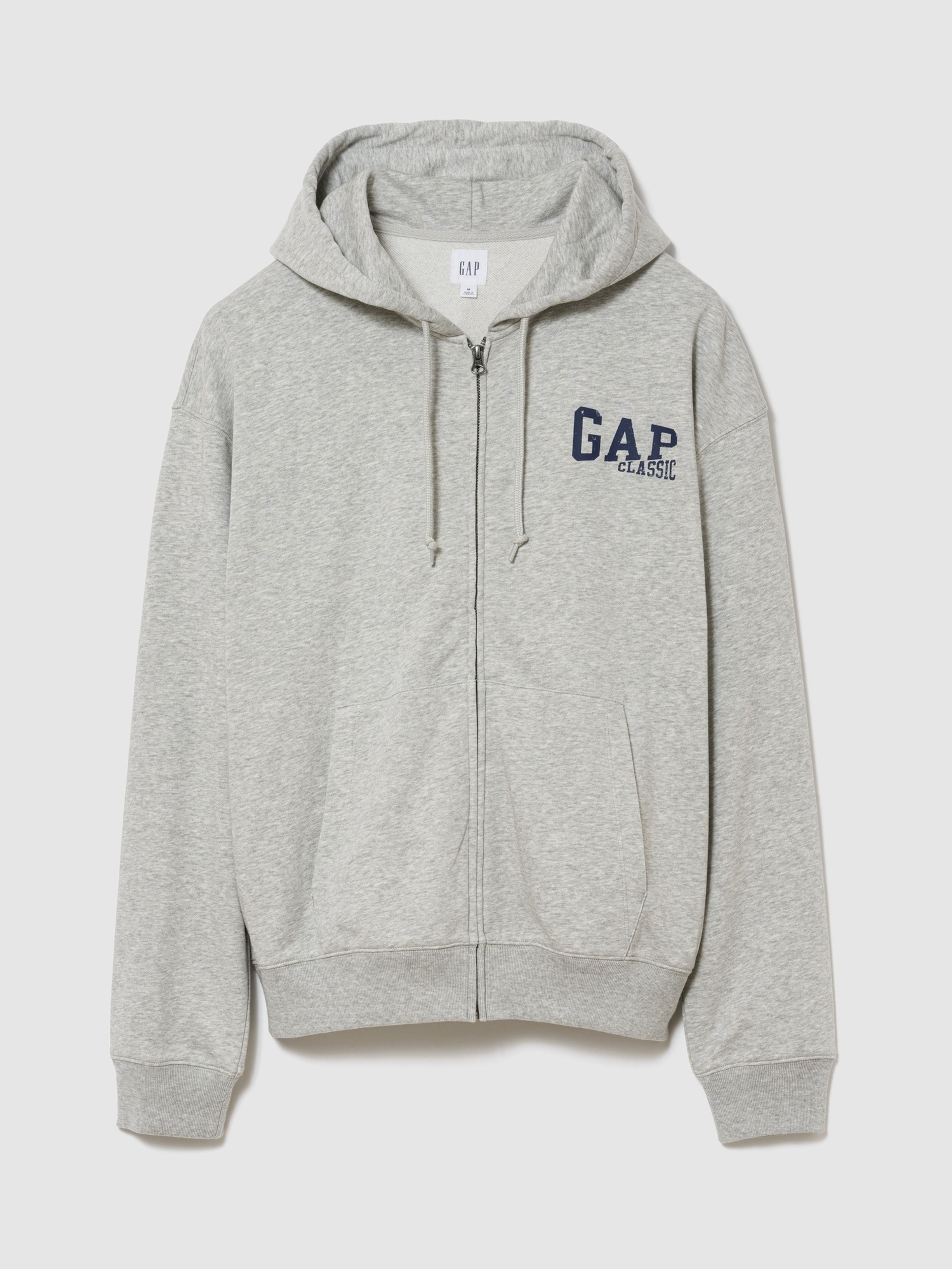 French Terry Hoodie mit Logo - 001