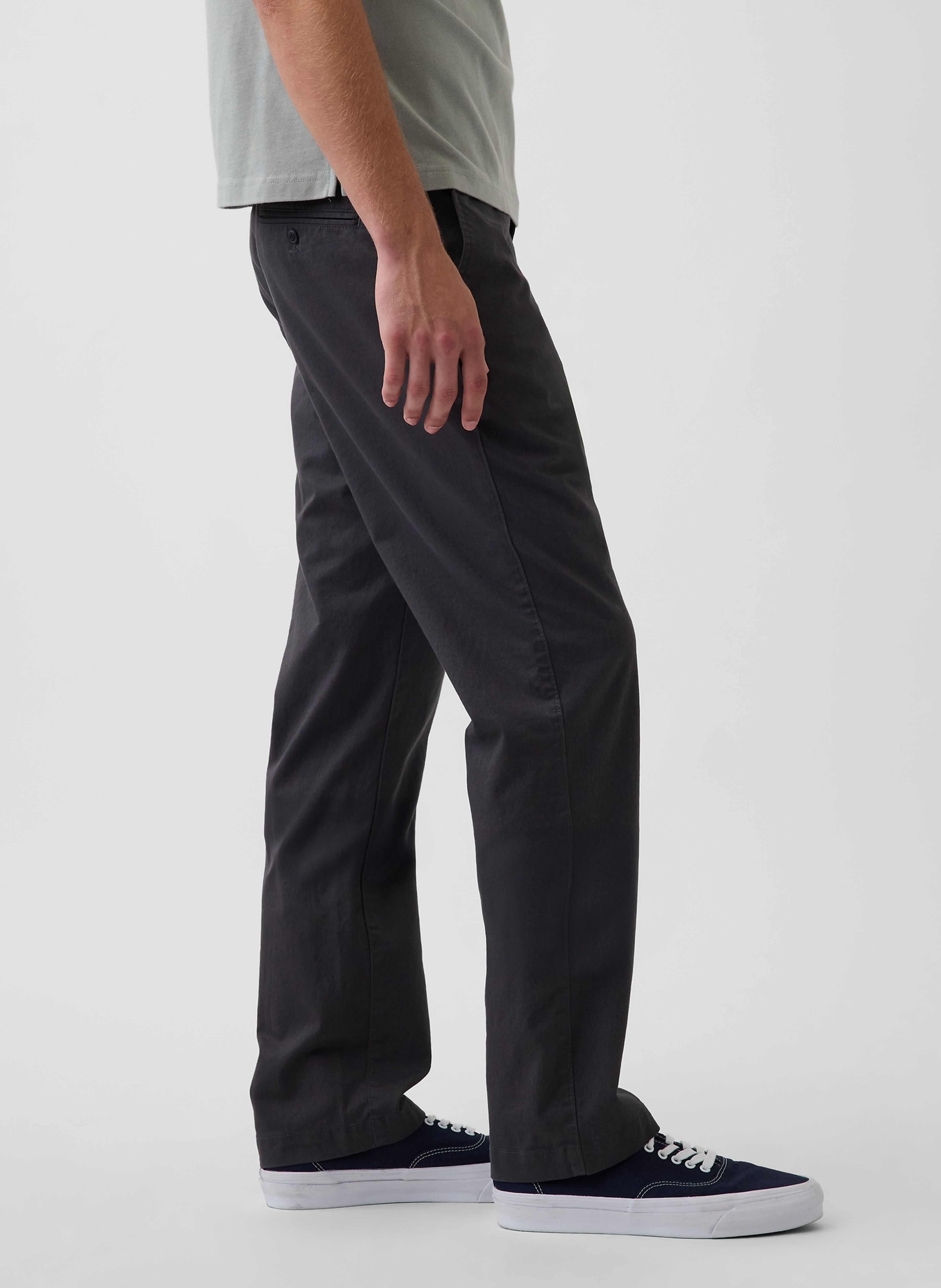 Straight khaki broek - 003