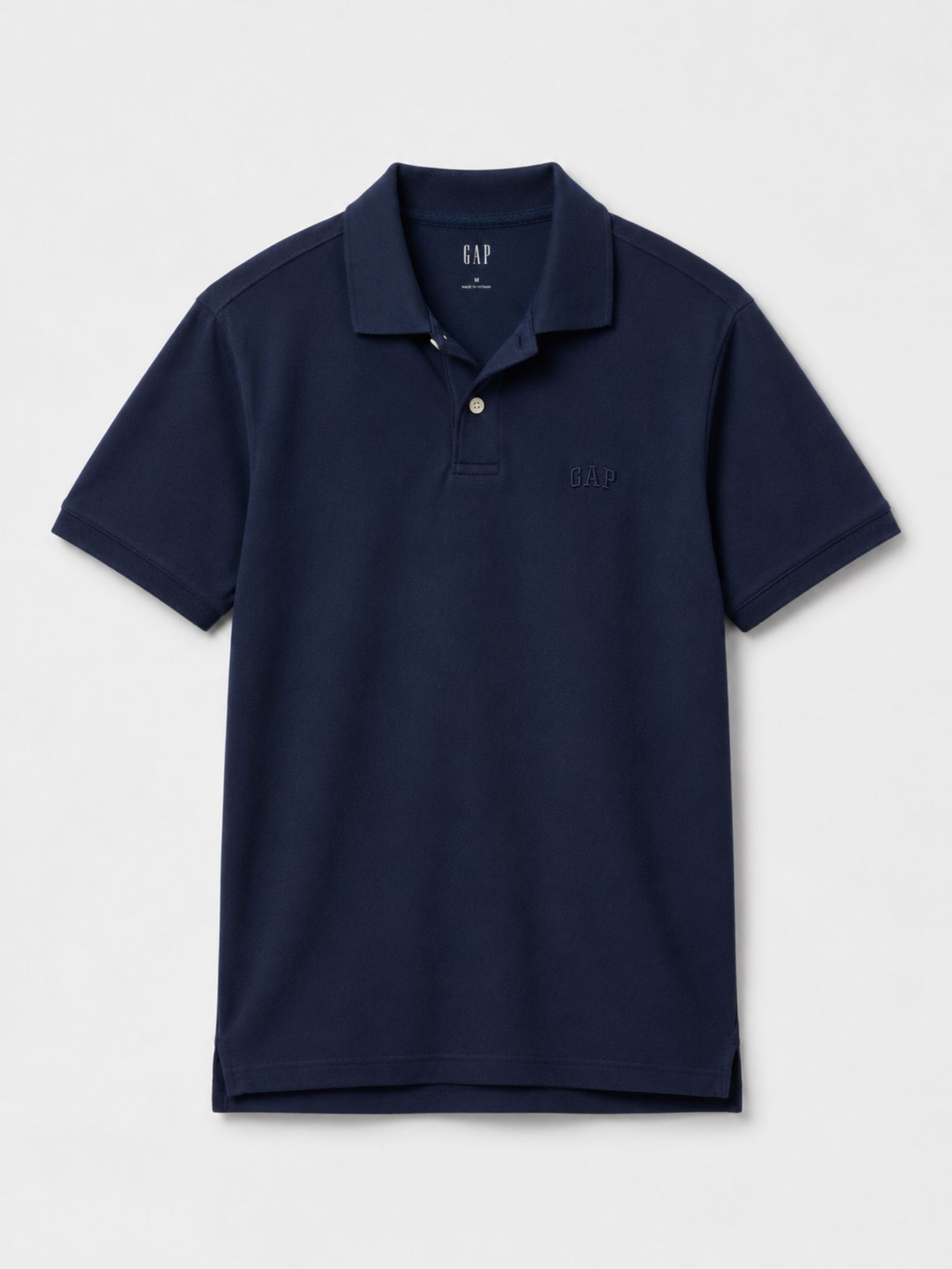 Piqué polo met logo - 001