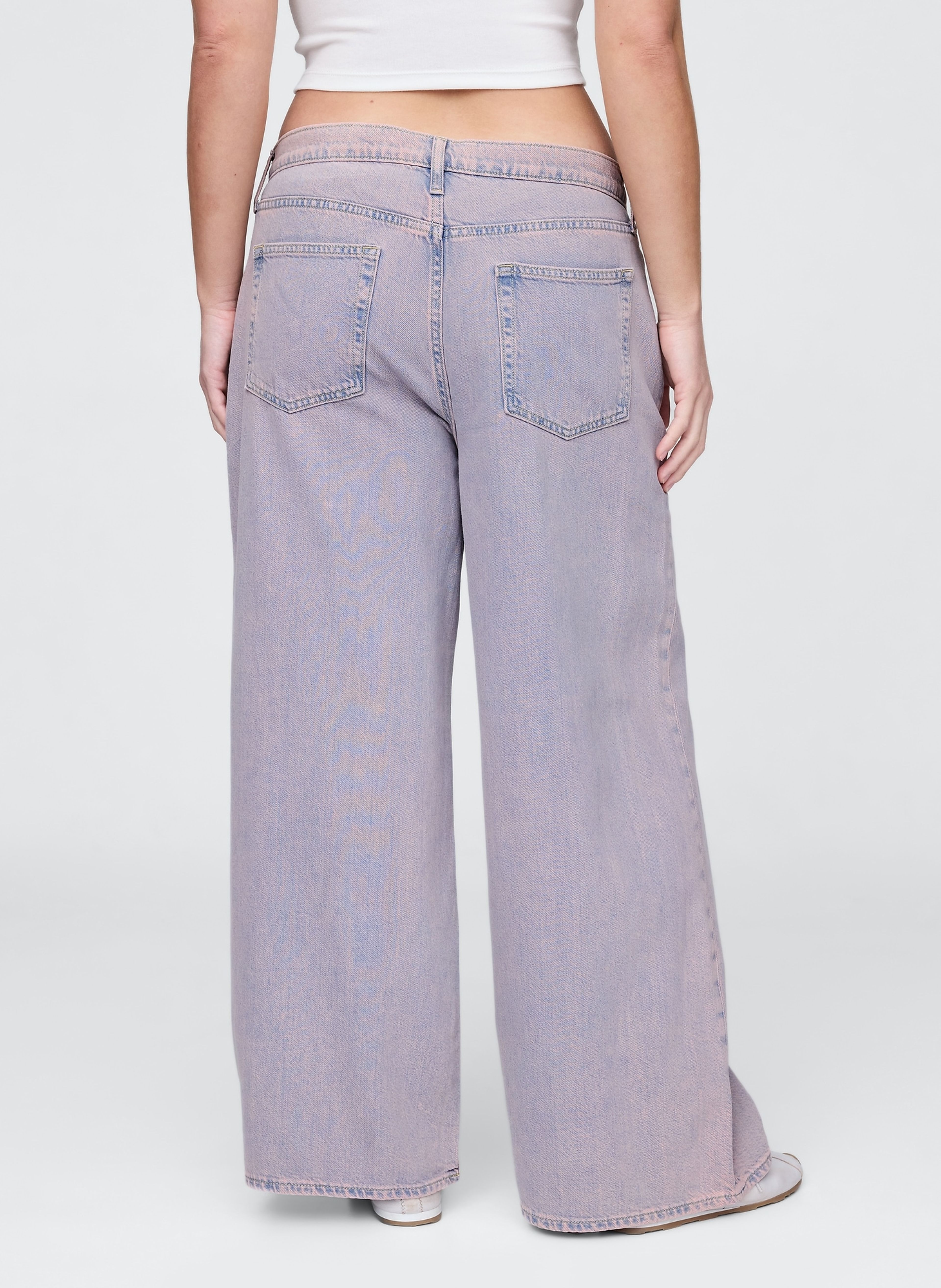 Jeans Baggy Rose Mist Pink - 006