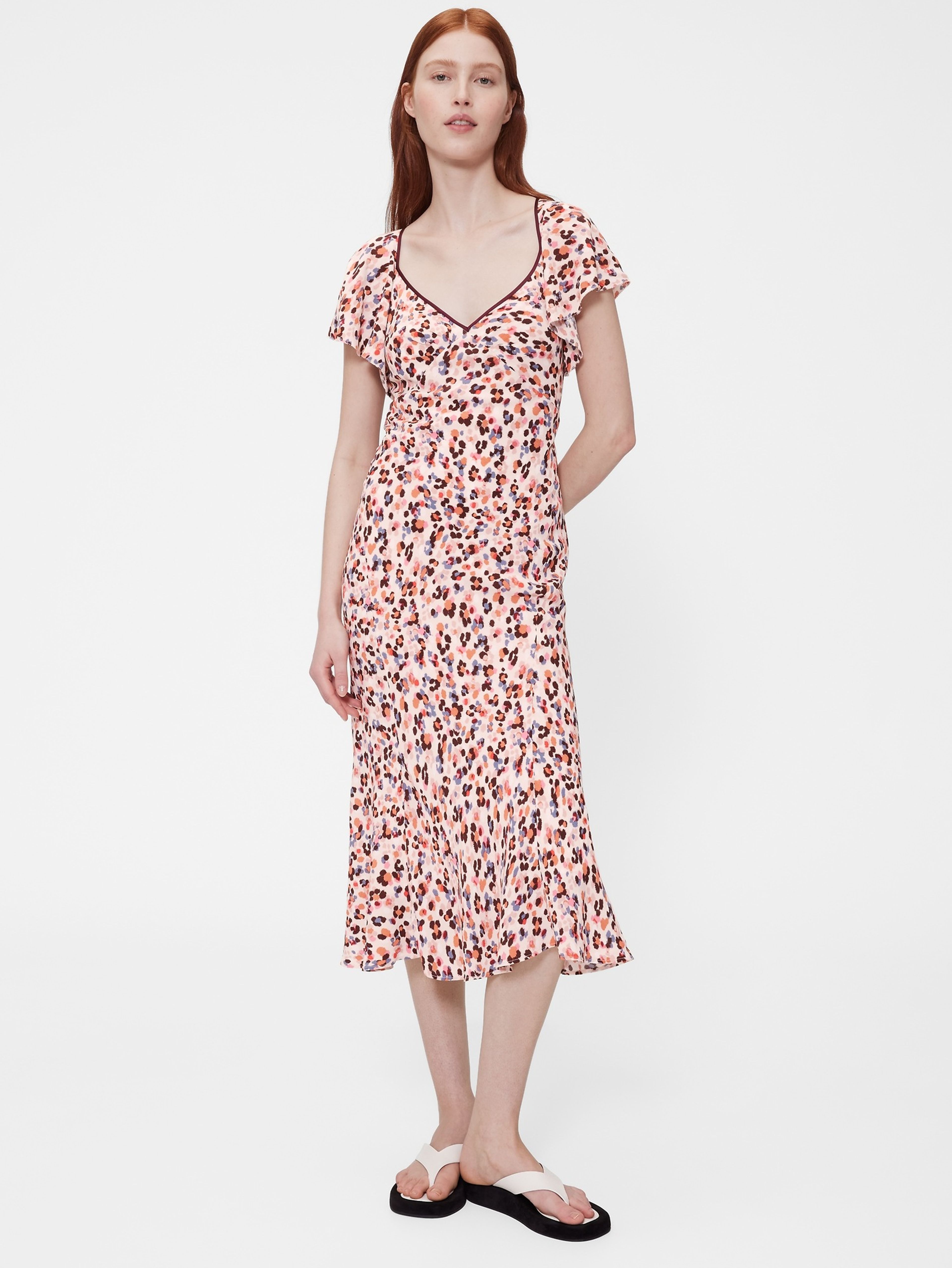 Sukienka midi z krepowej tkaniny GapStudio by Zac Posen