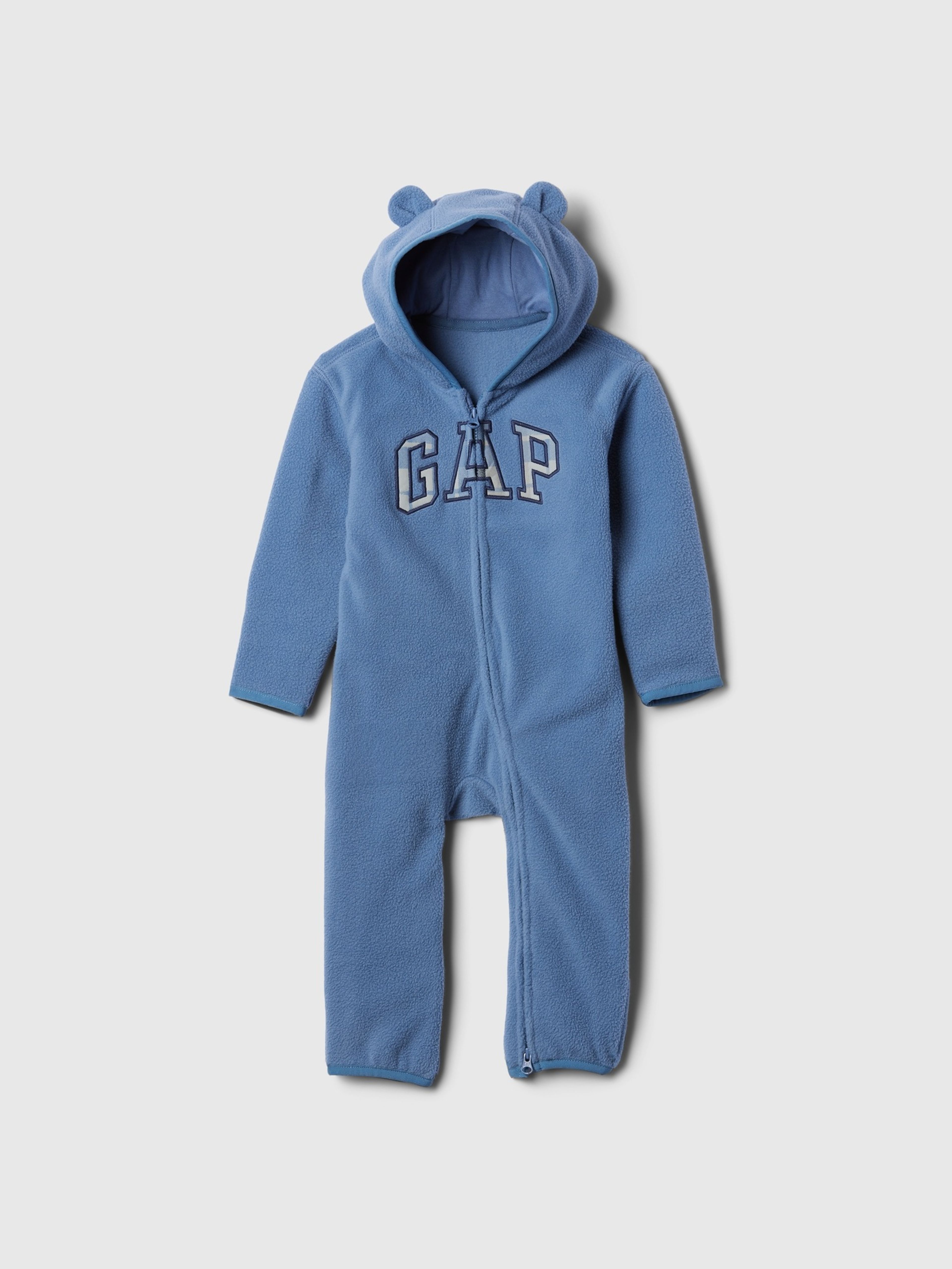 Baby Fleece-Overall mit Logo