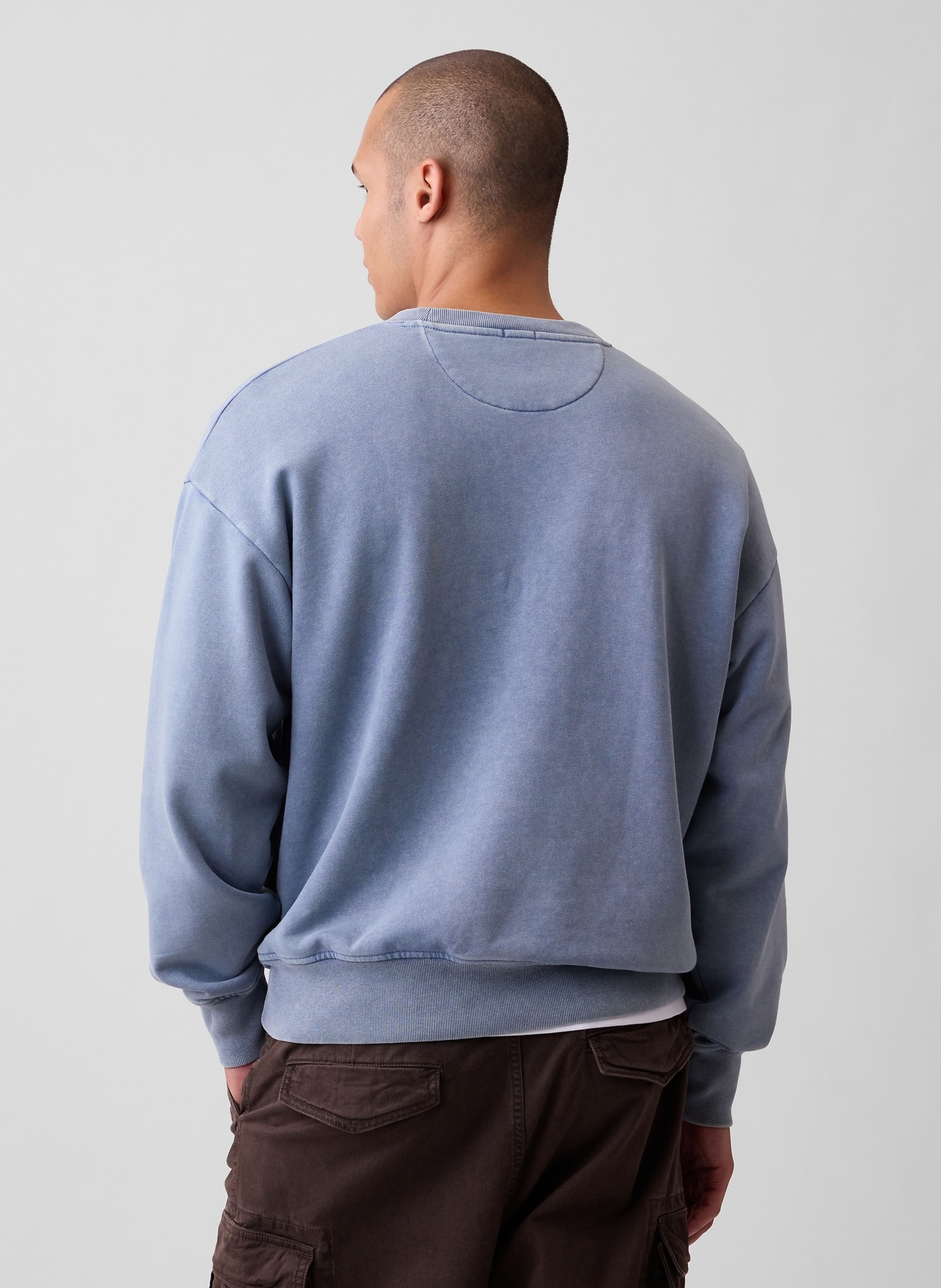 Bluza oversize Heavyweight z logo - 003