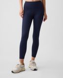 Sportovní legíny GapFit High Rise Power 7/8-Tmavě modrá - 002