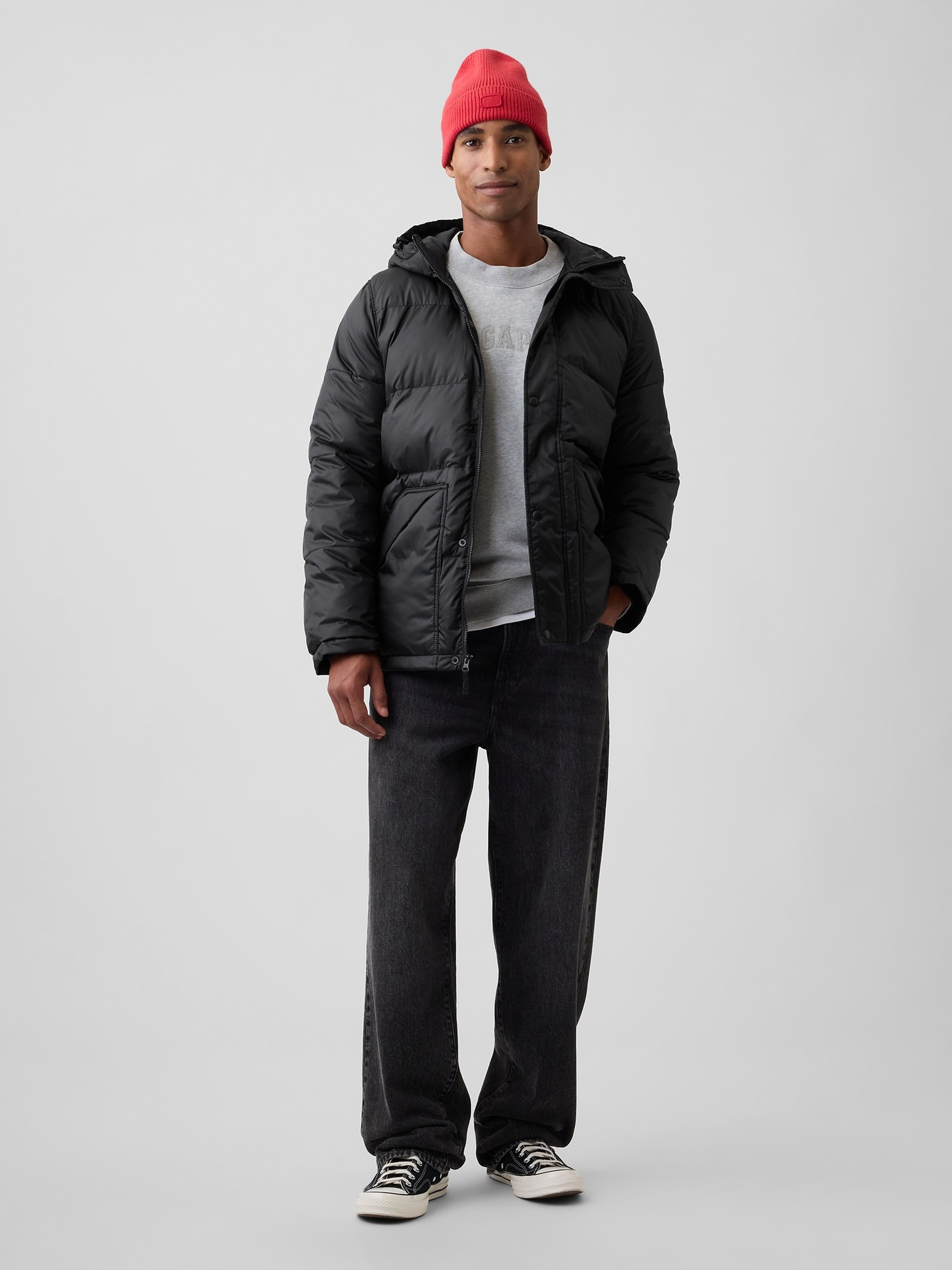 Pikowana kurtka oversize Heavyweight - 002