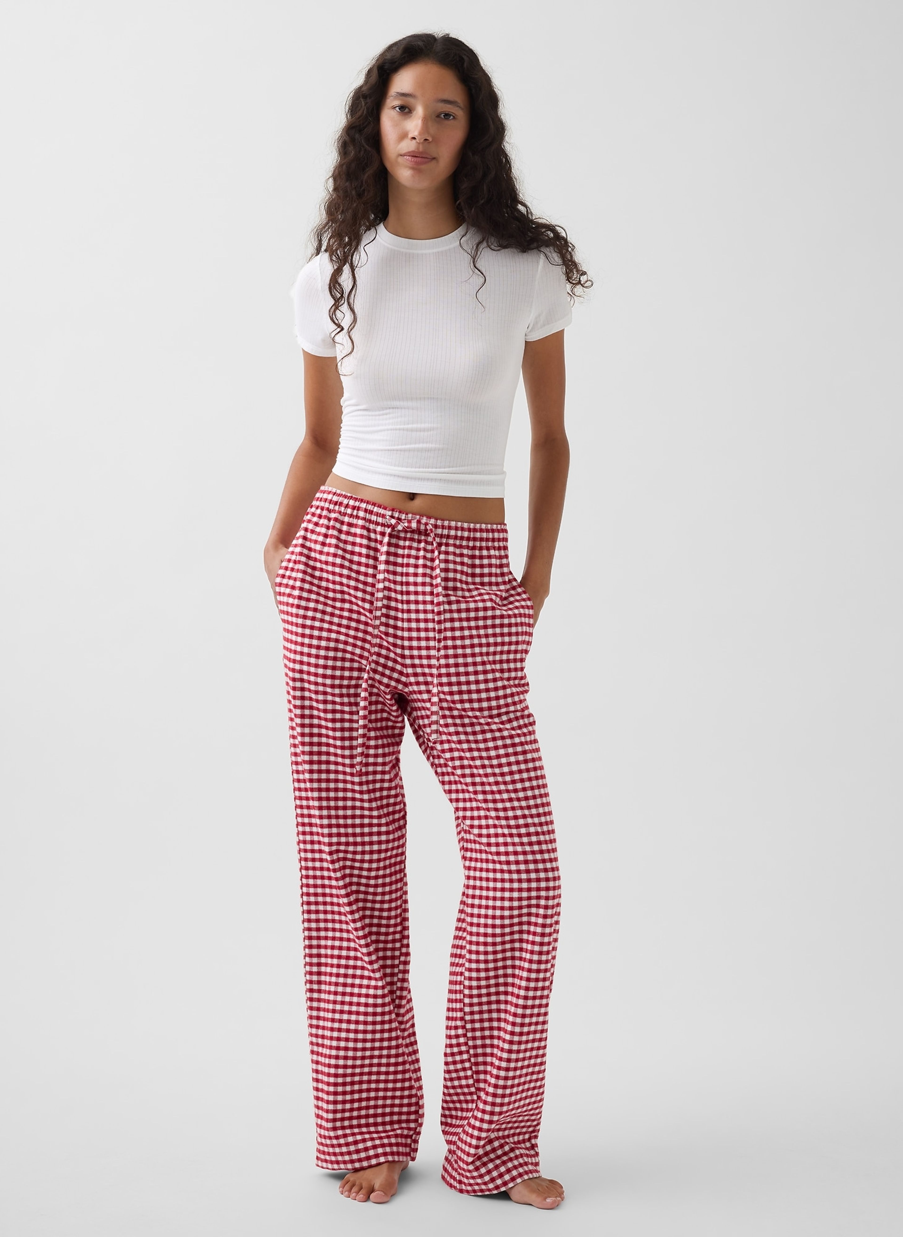 Pyžamové flanelové nohavice unisex - 003