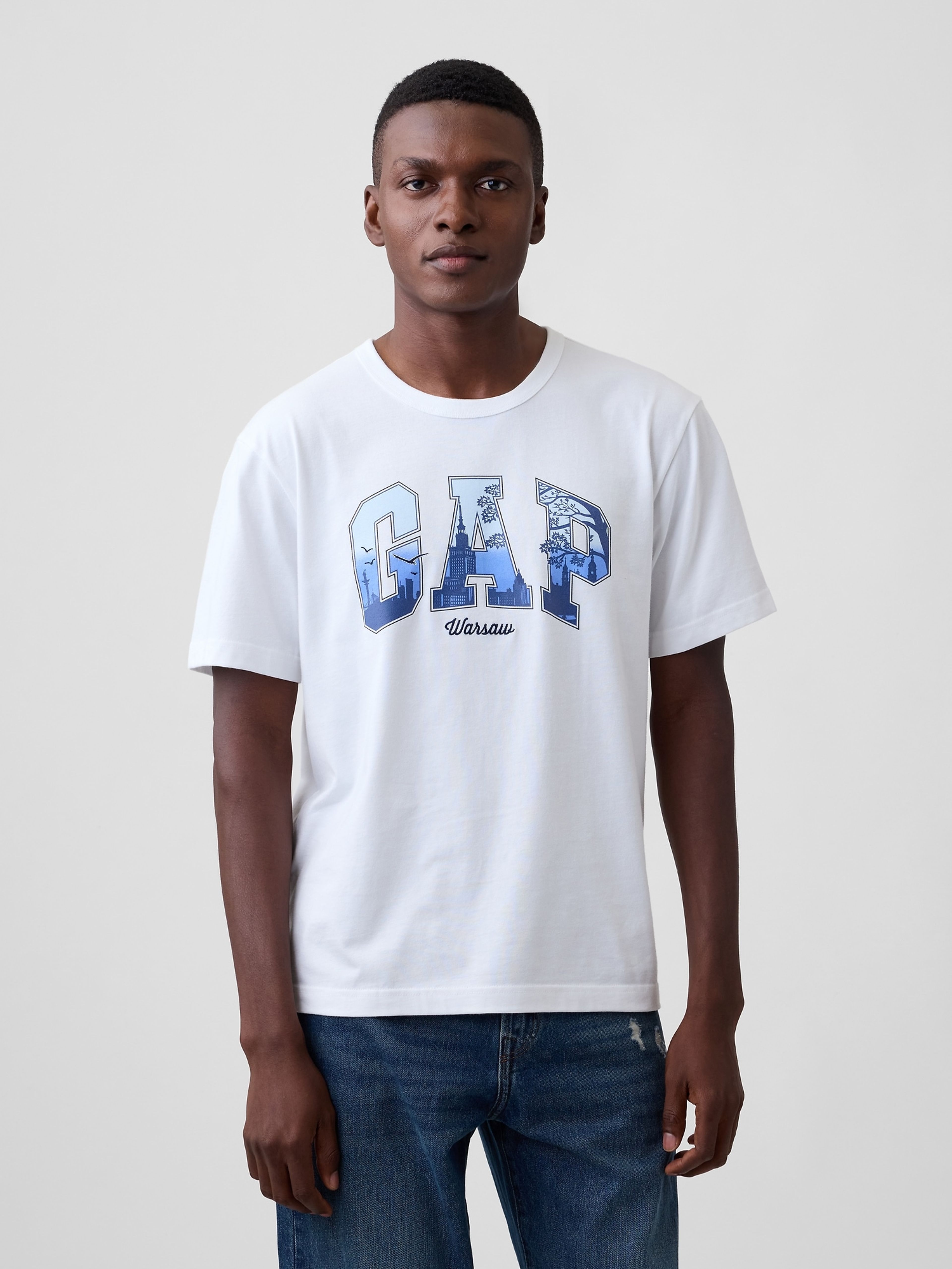 T-shirt Warsaw z logo - 001