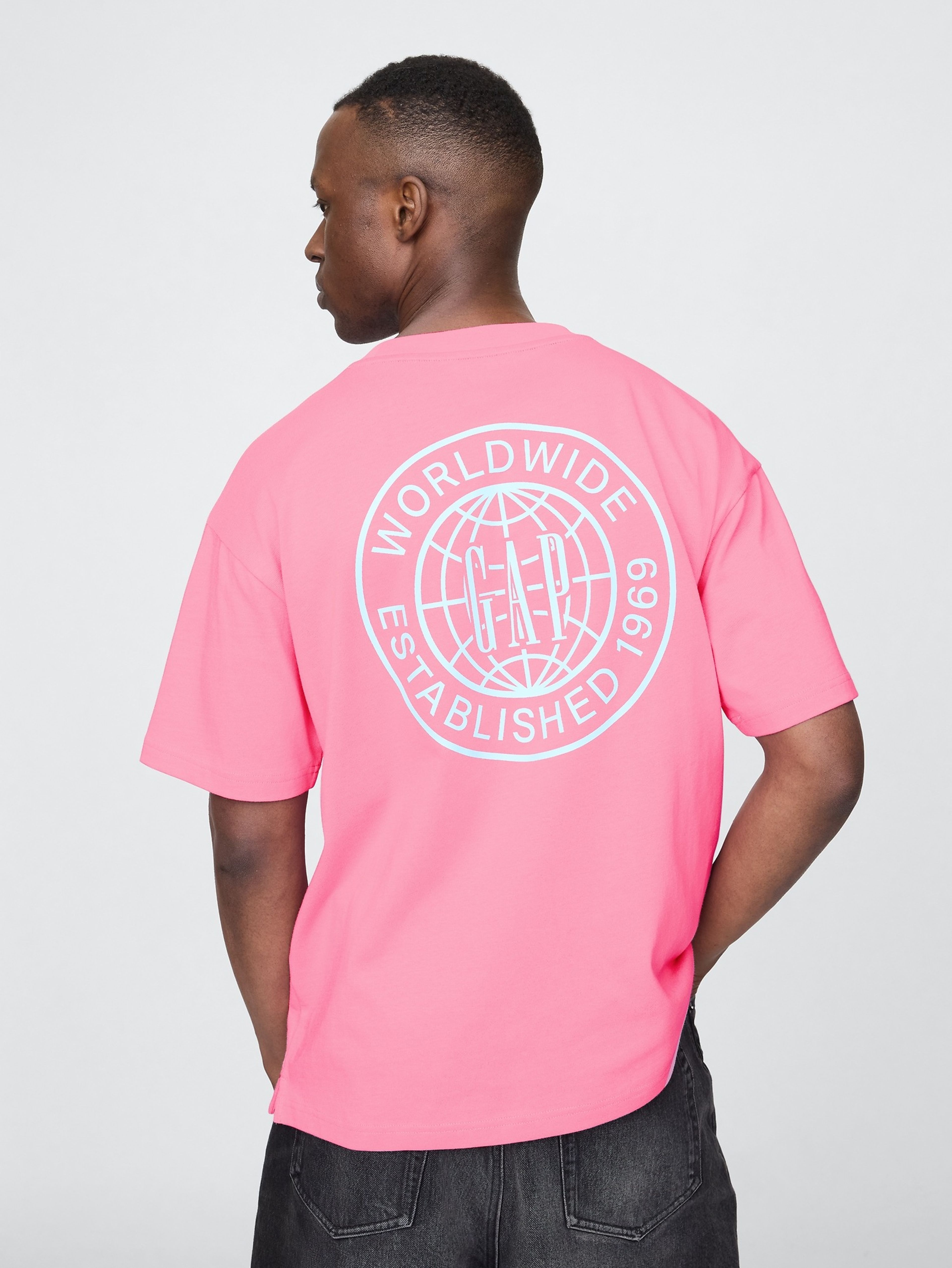 Herren-Oversize-T-Shirt Brannan