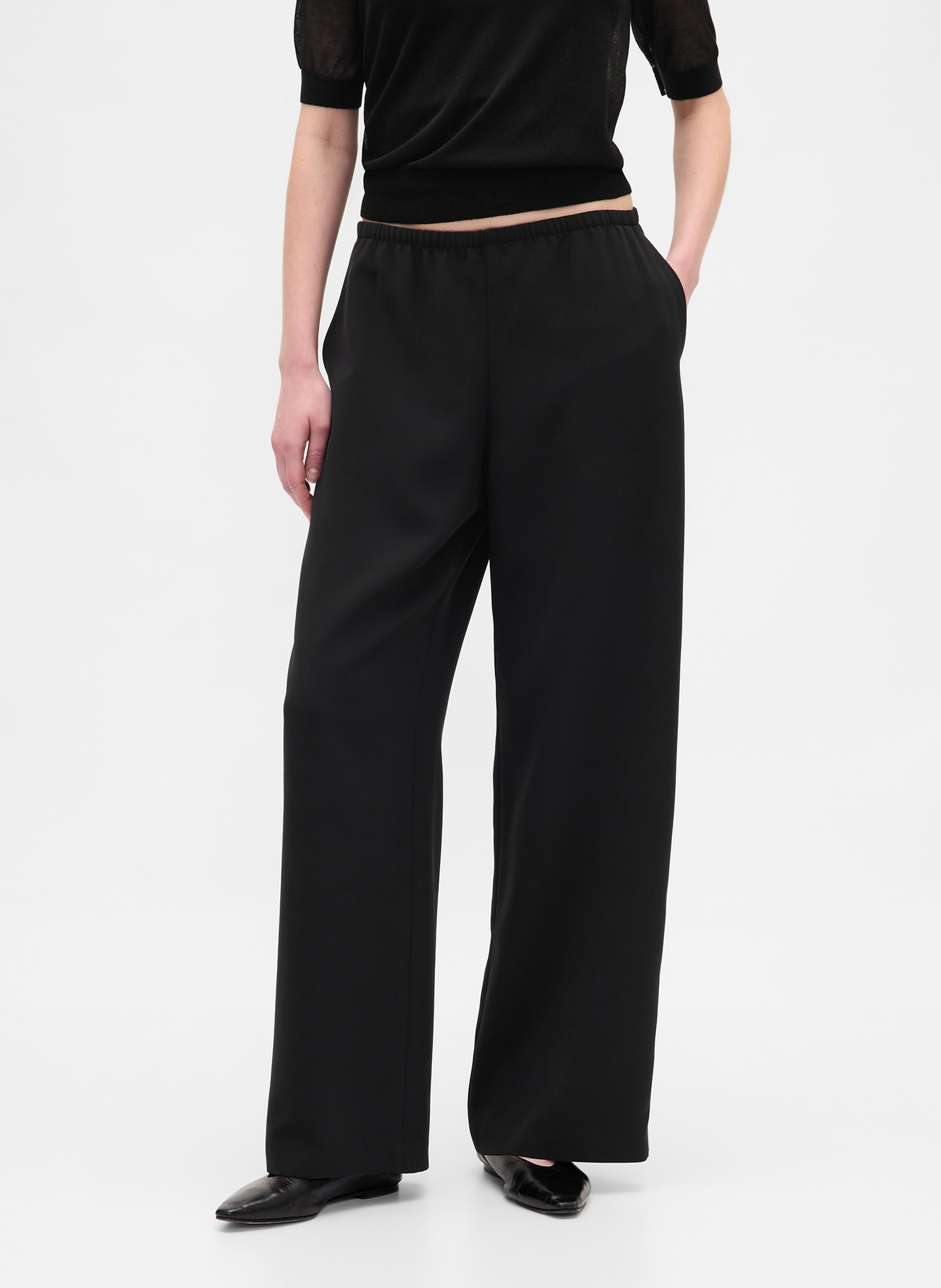 Spodnie Easy wide-leg - 002