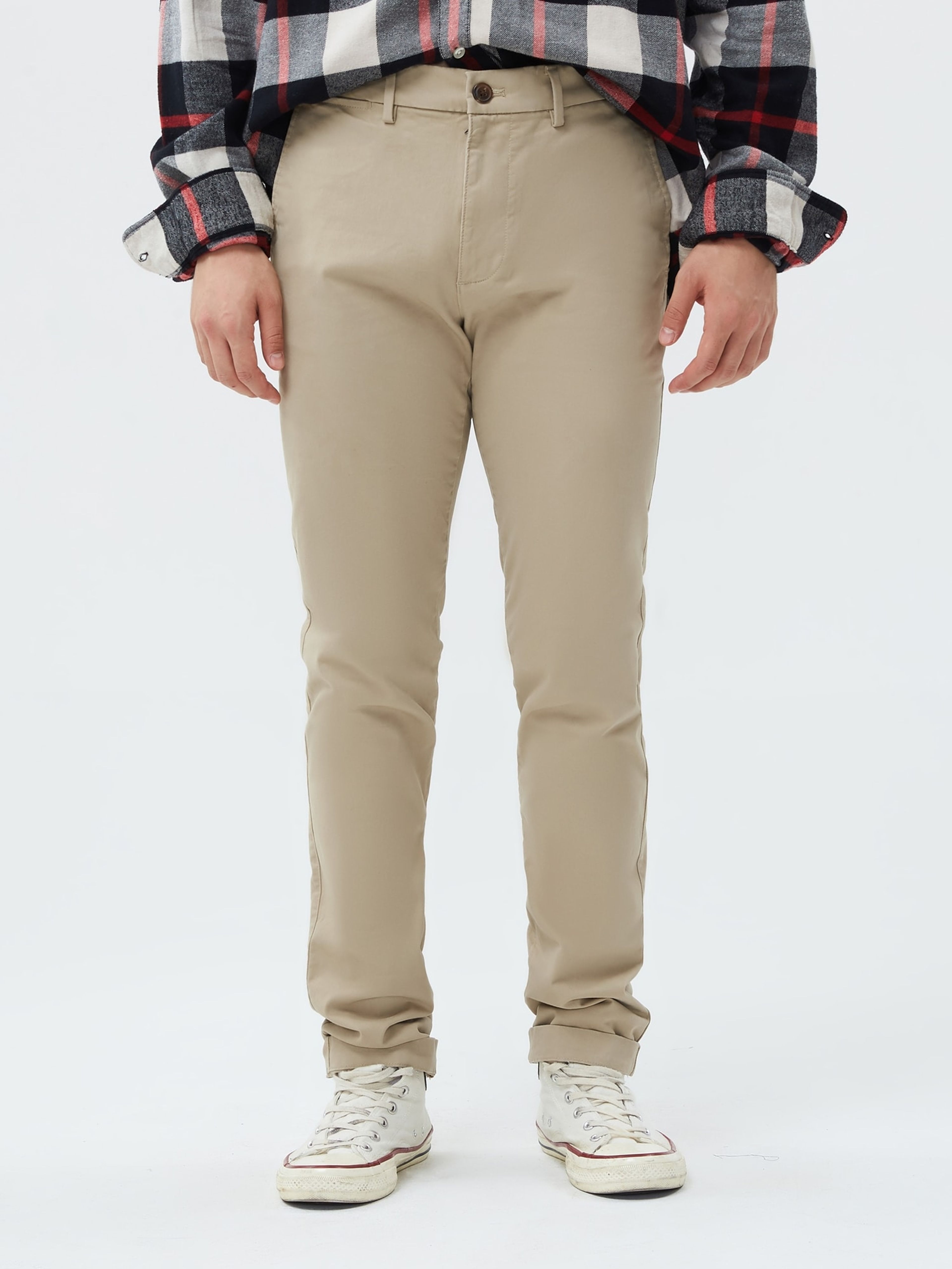 Pantaloni essential khaki skinny fit GapFlex