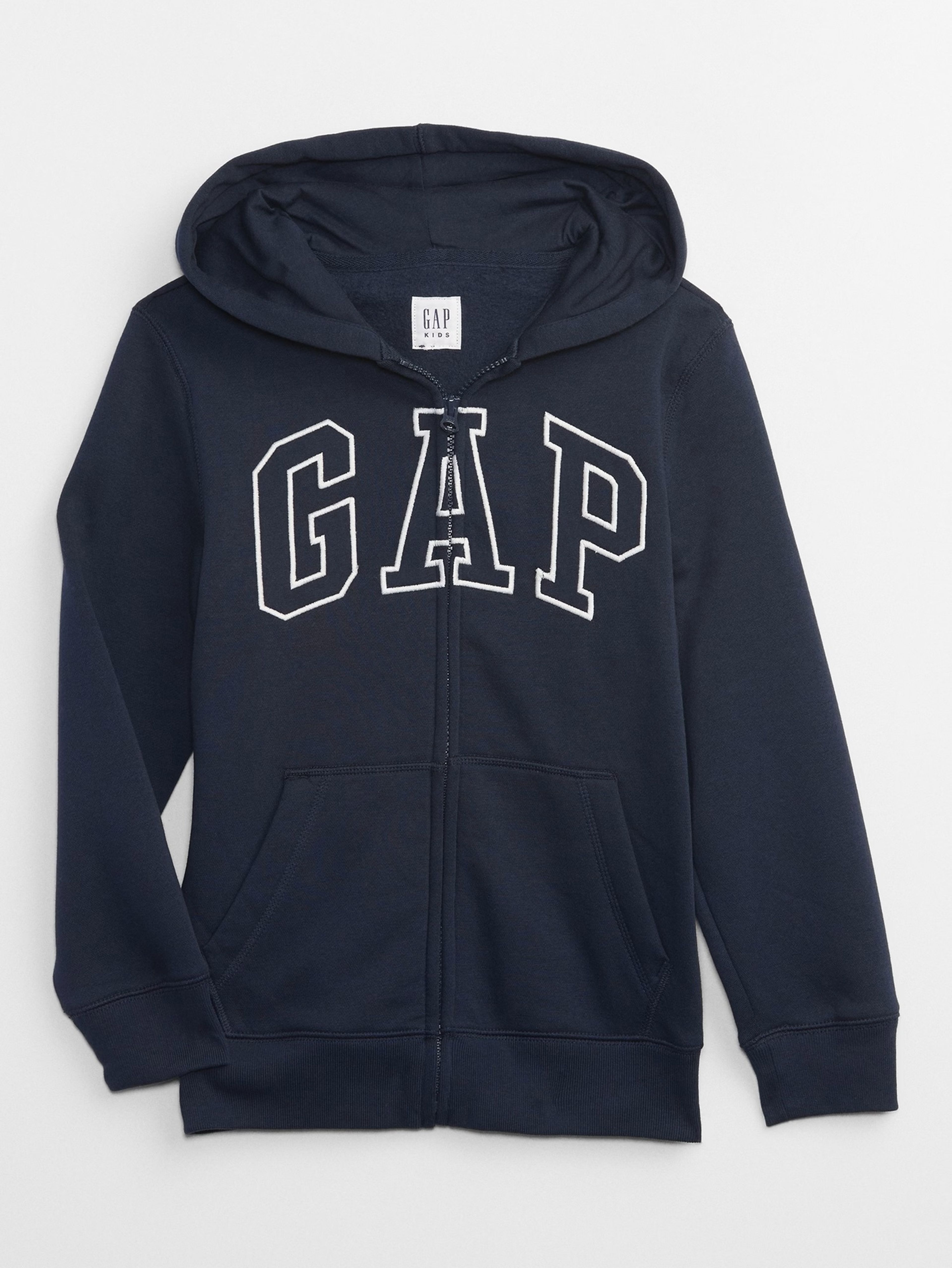 Kinder-Sweatjacke GAP Logo Reißverschluss