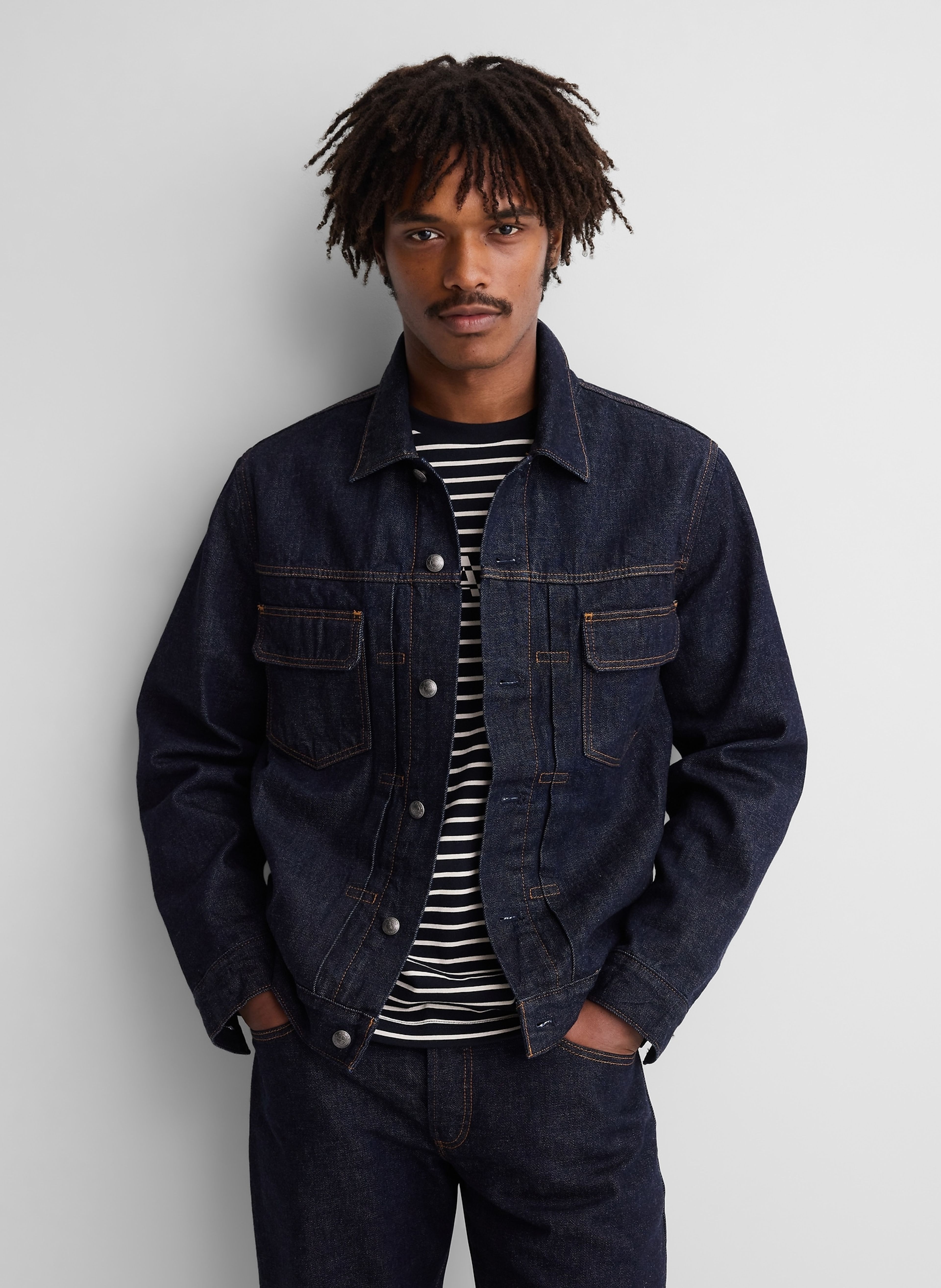 Spijkerjack van Japans denim Gap × A.P.C. unisex - 002