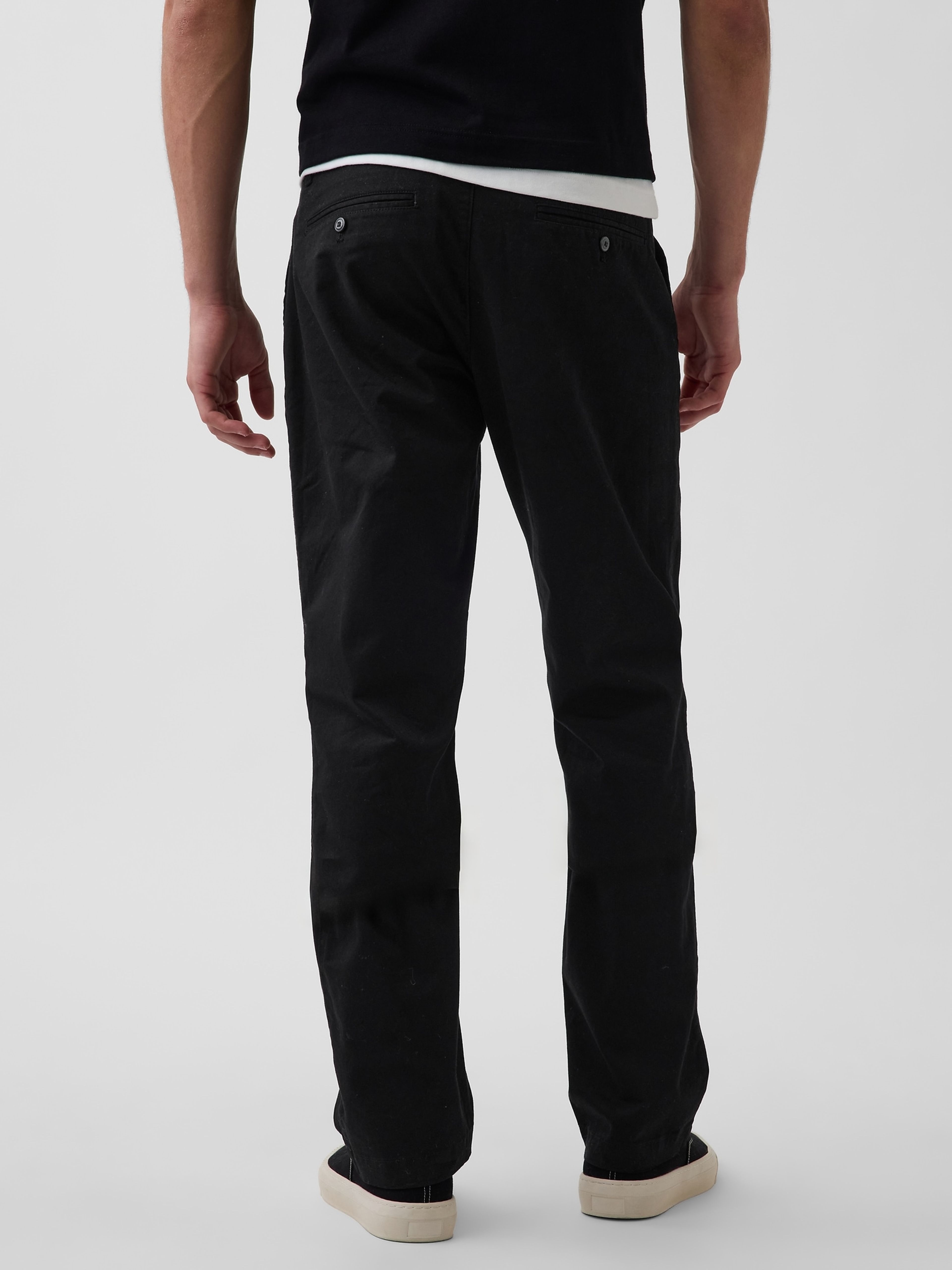 Straight khaki nohavice - 004