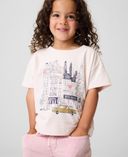 Bebé camiseta Gap NYC-Rosa - 002