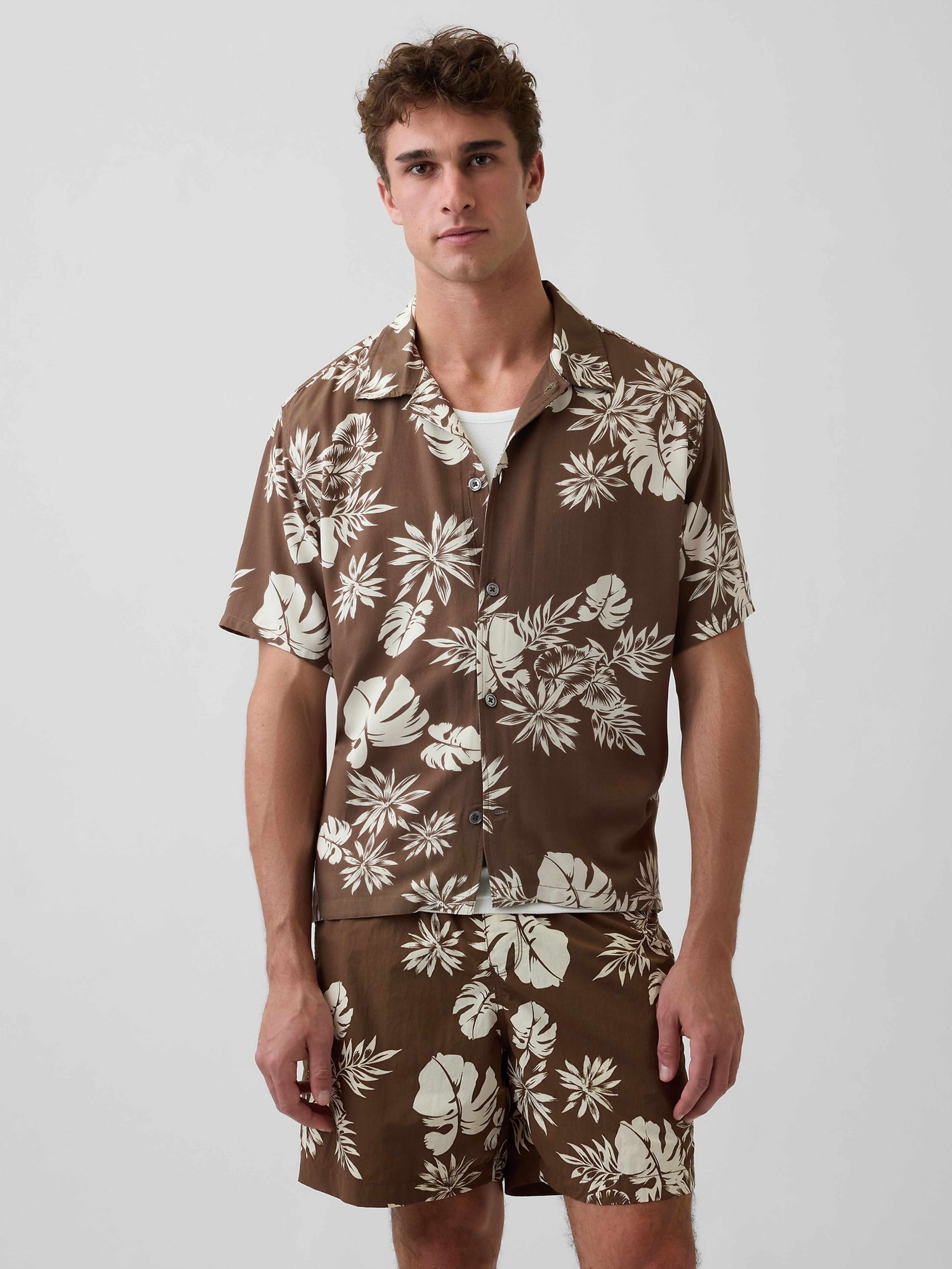 Chemise relaxed camp shirt