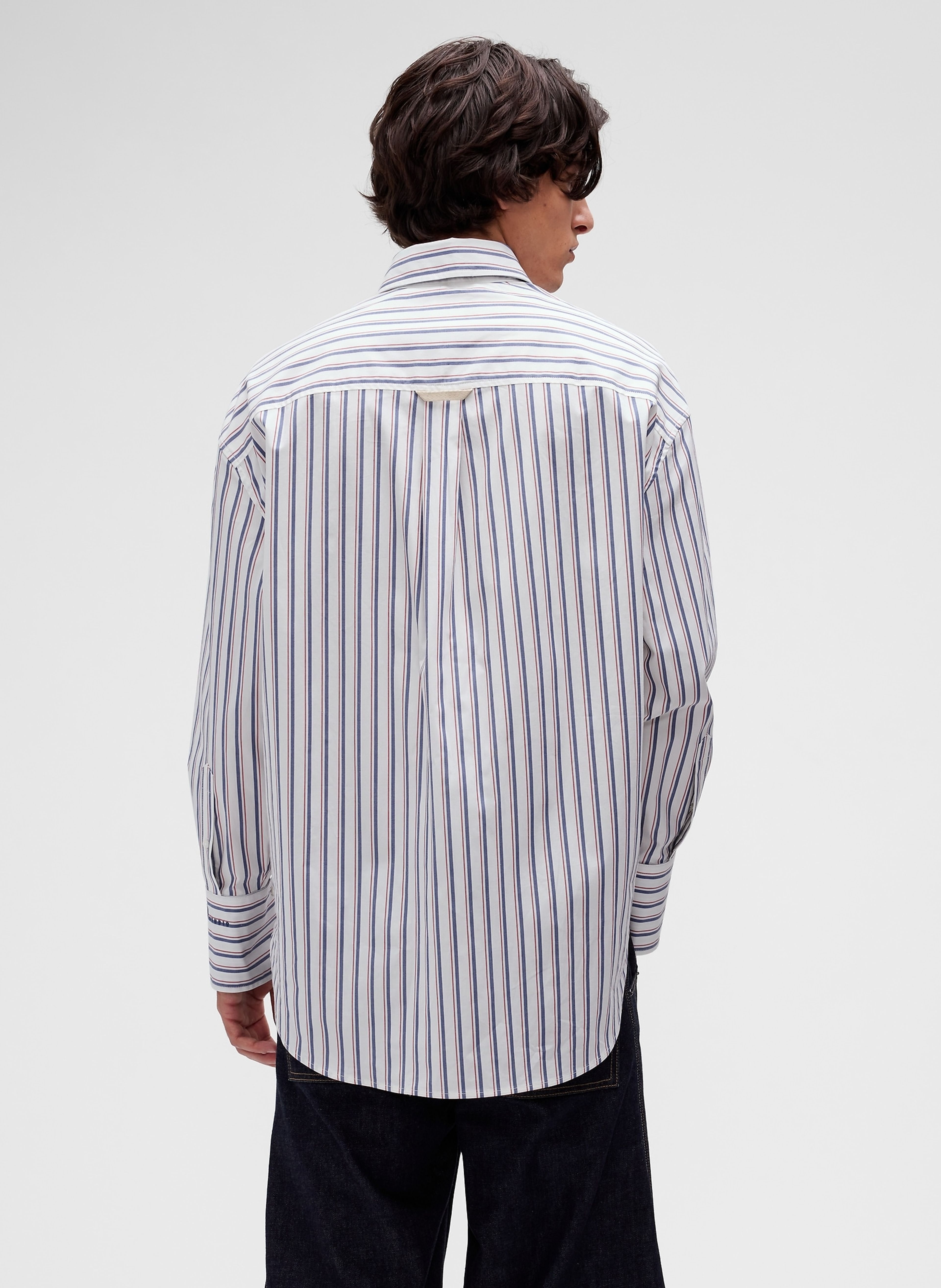 Popelínová košeľa Big Shirt GapStudio by Zac Posen unisex - 002