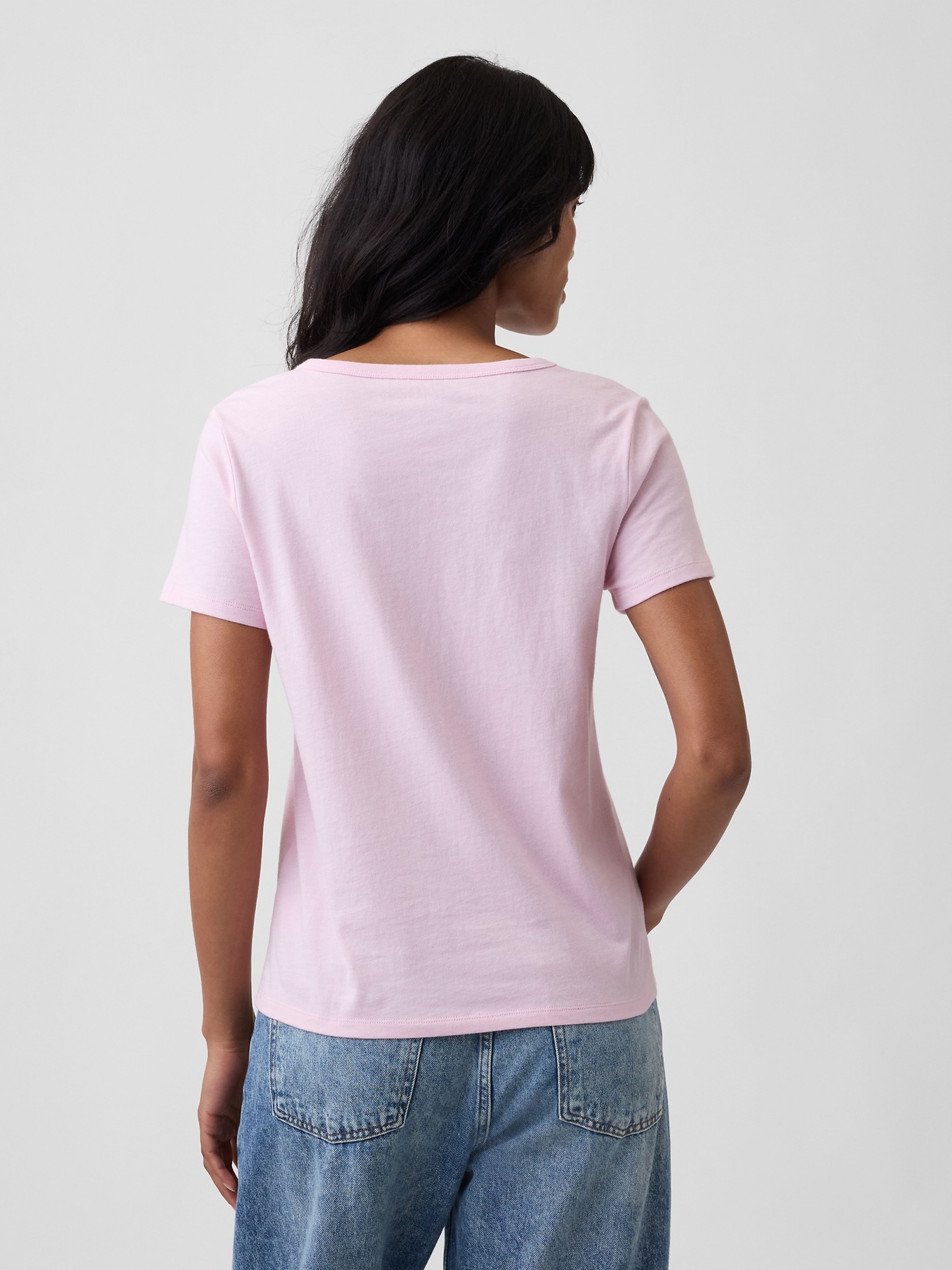 T-shirt à col V - 002