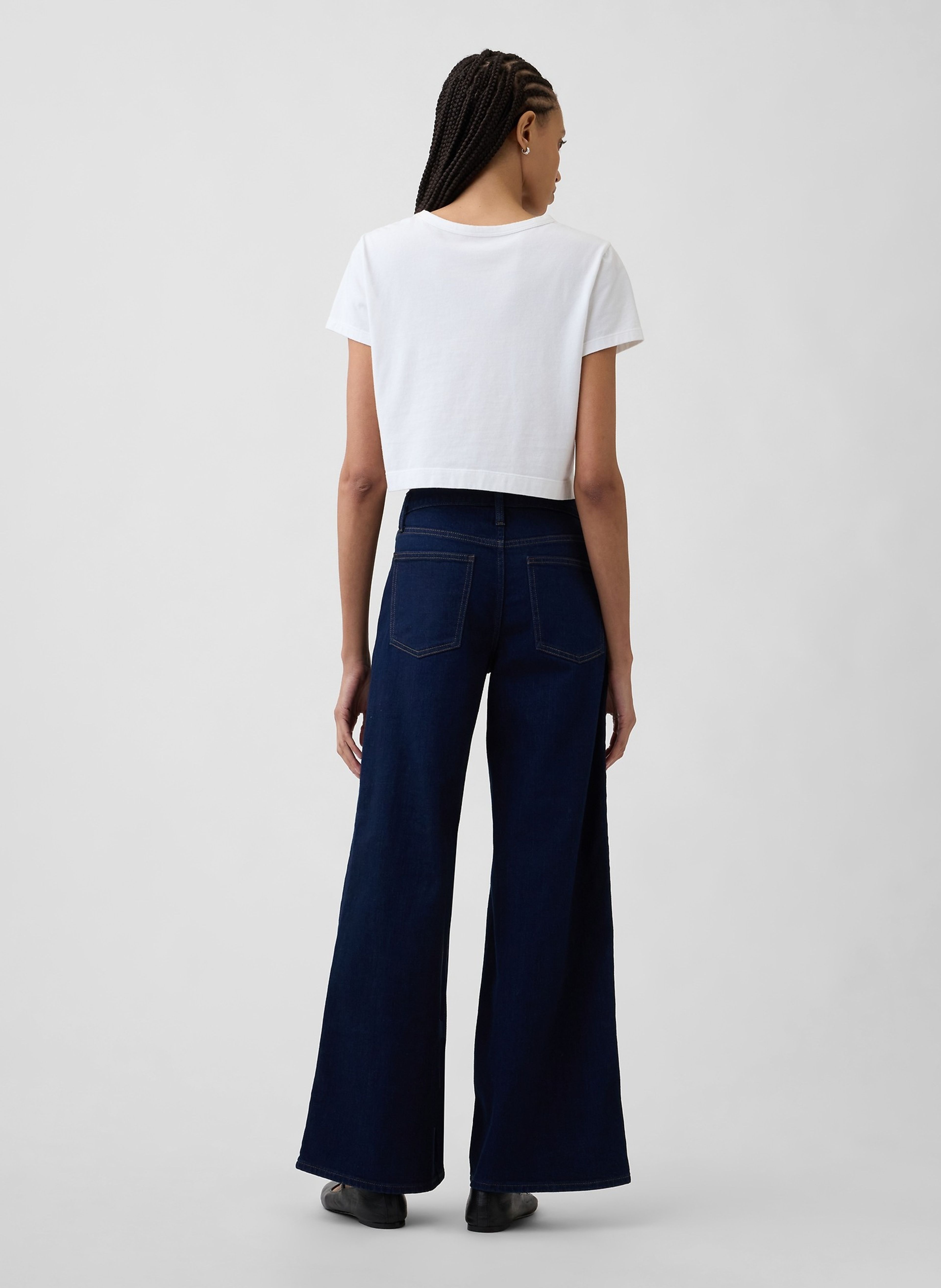 Jean Mid Rise Wide-Leg - 004