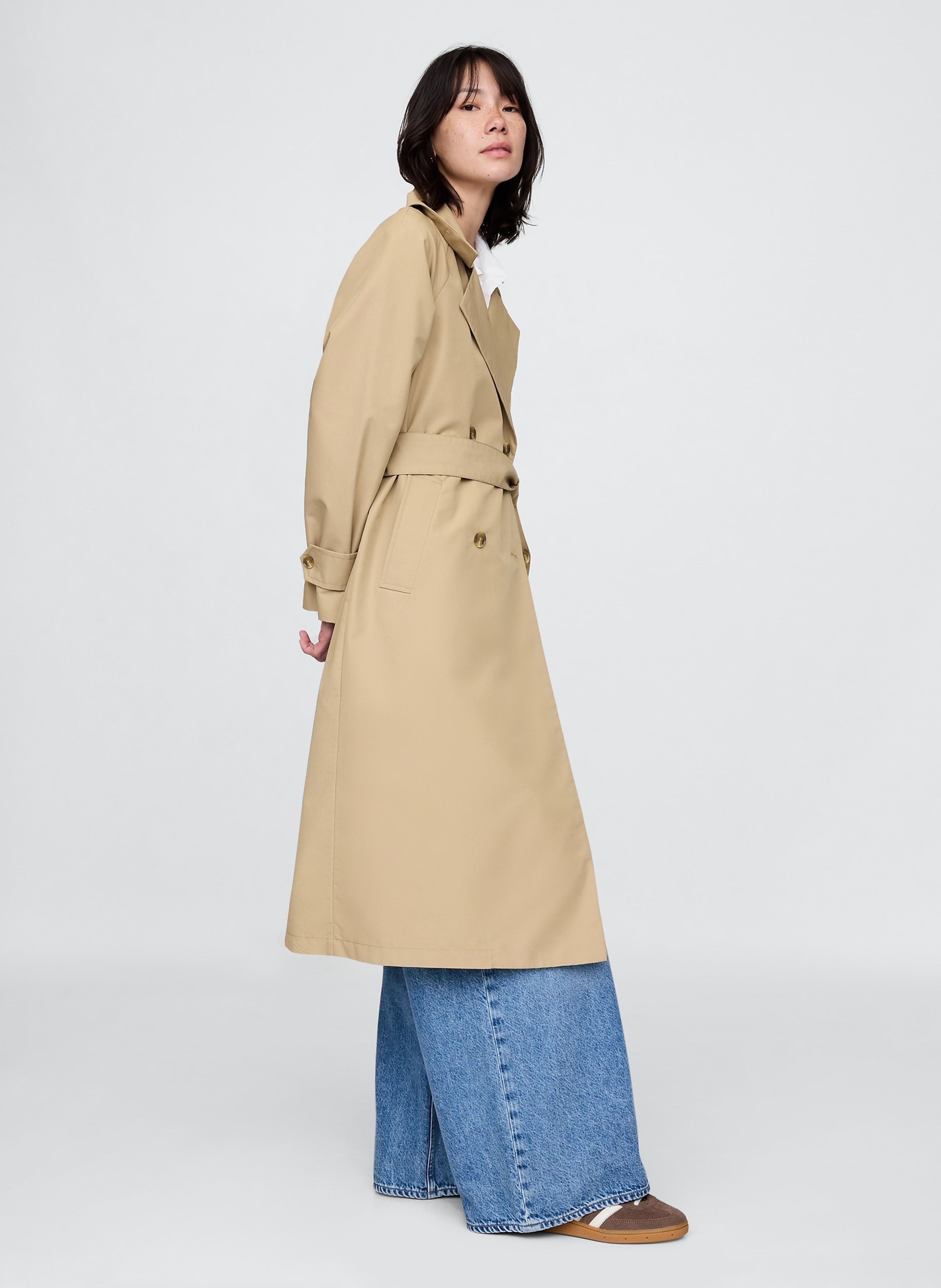 Oversize trenčkot - 002