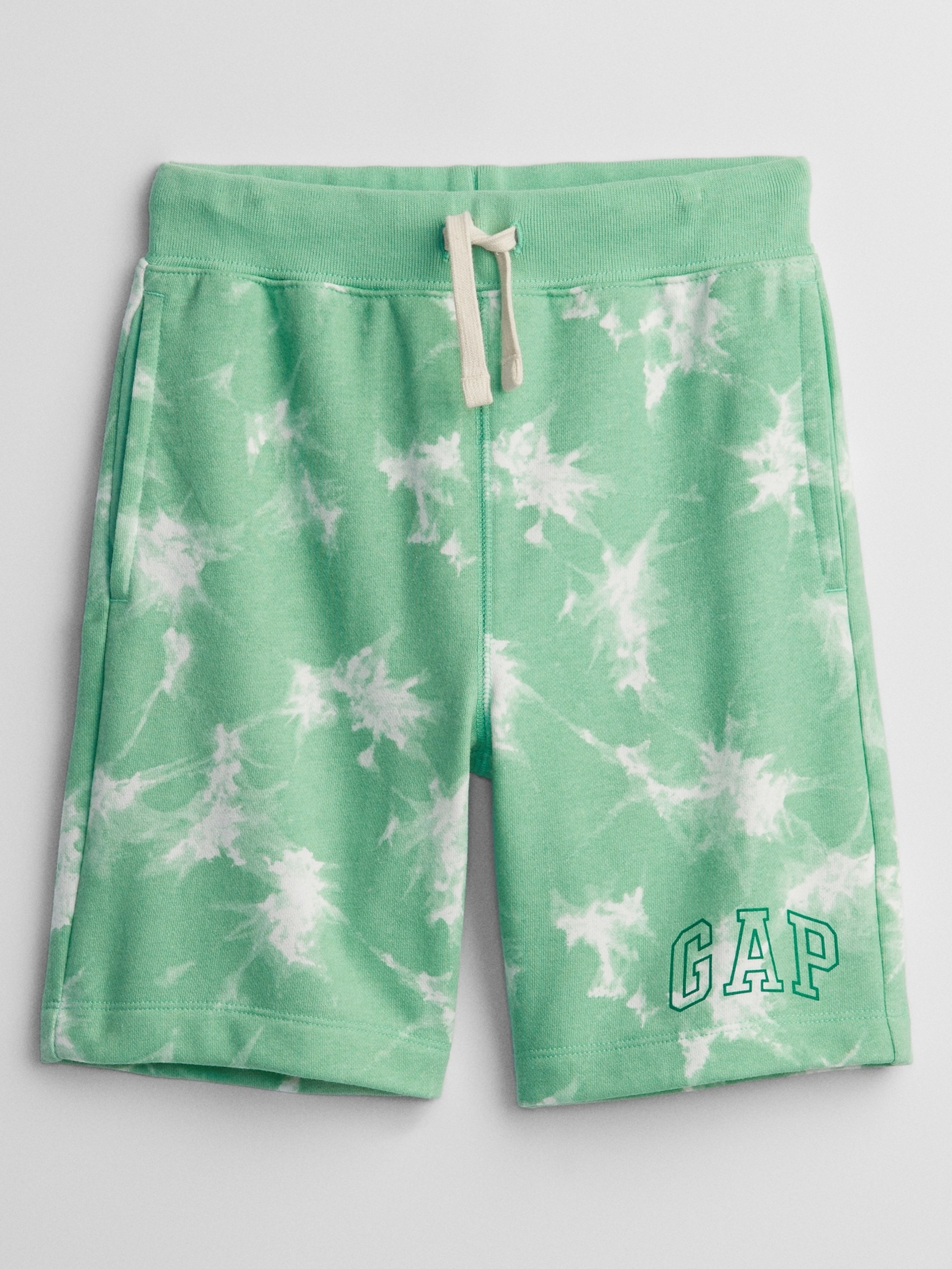 Batik-Shorts für Kinder Logo