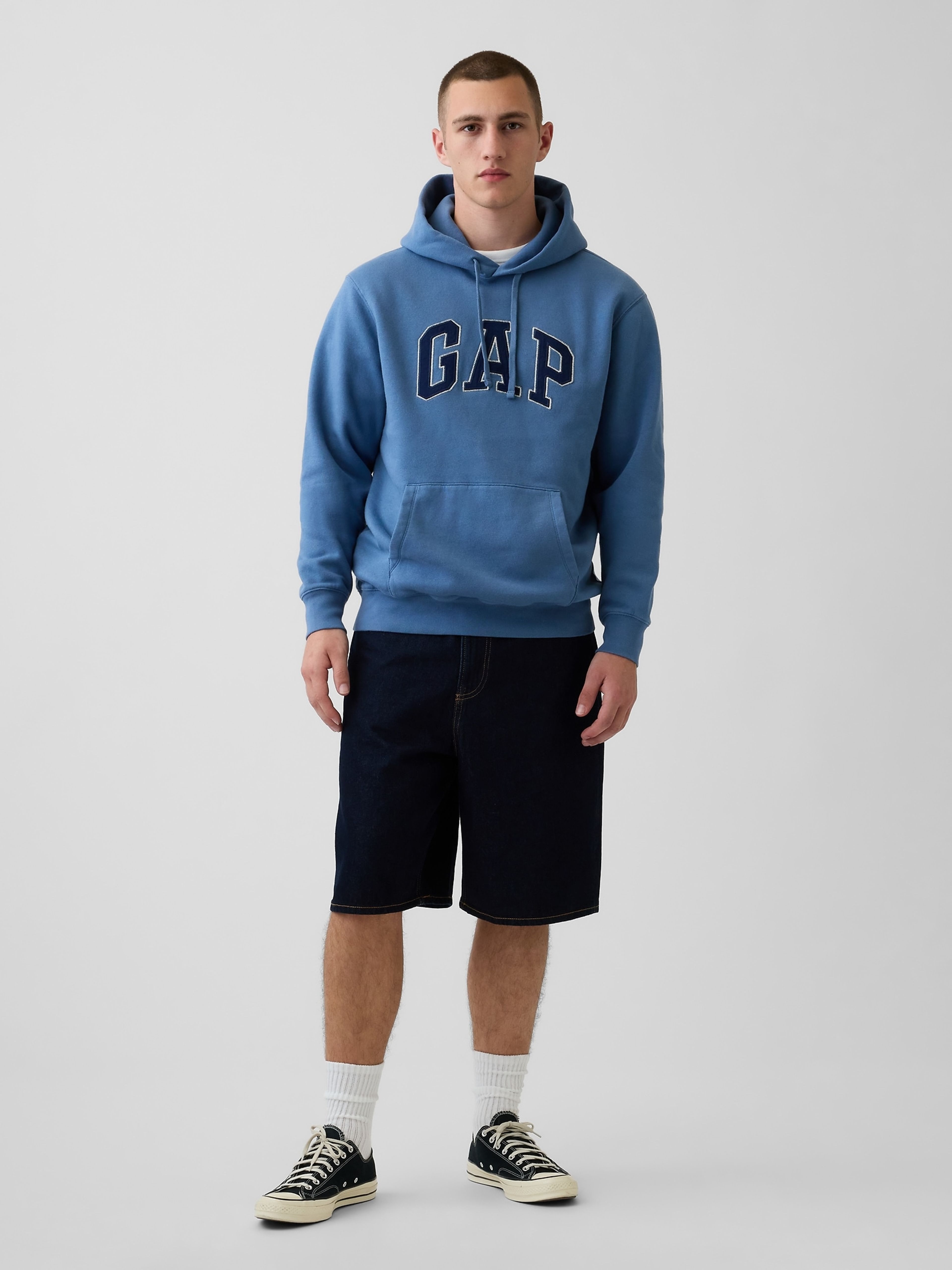 VintageSoft Hoodie unisex mit Logo - 002