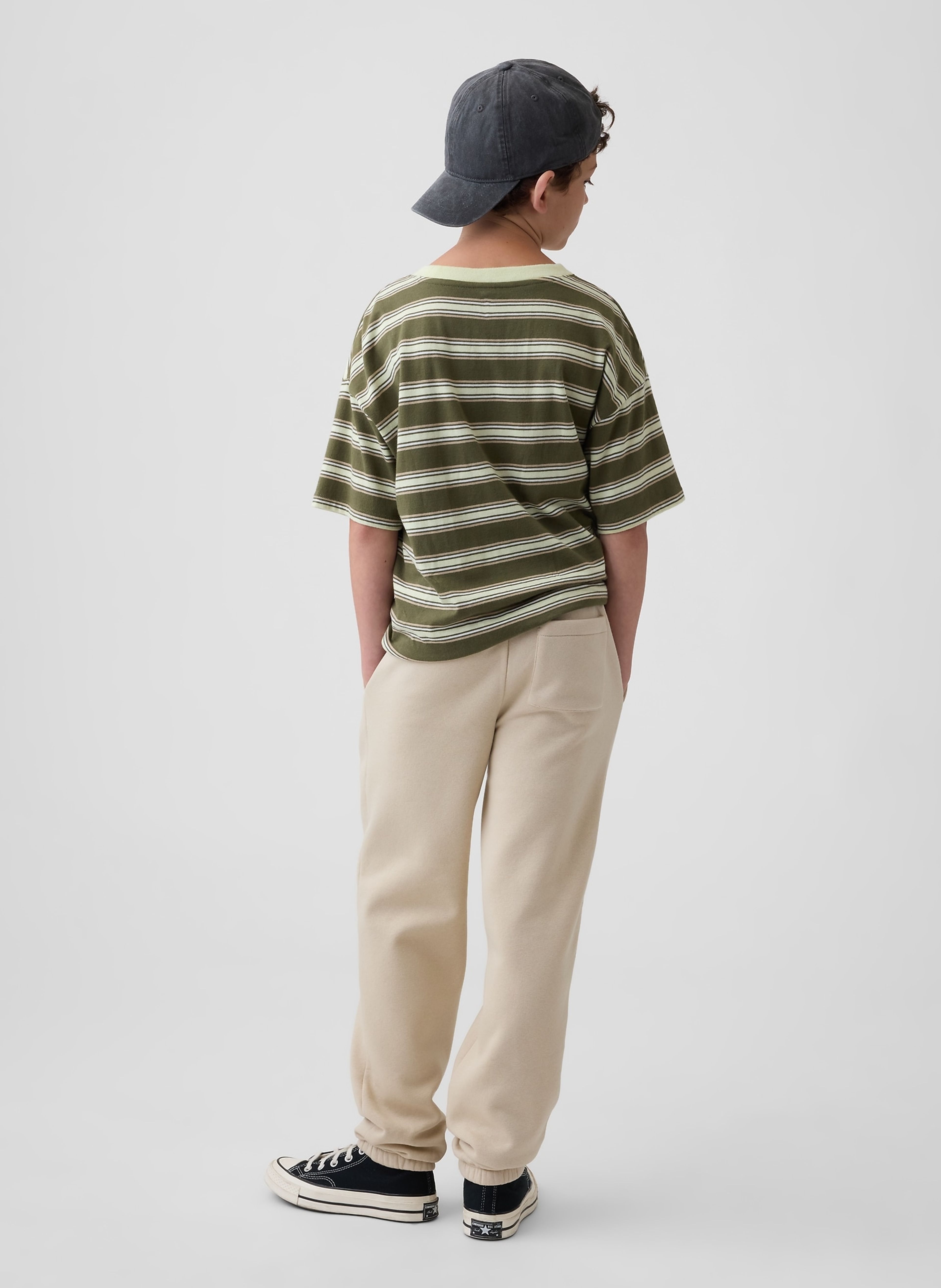 Pantaloni in felpa bambini VintageSoft con logo - 004