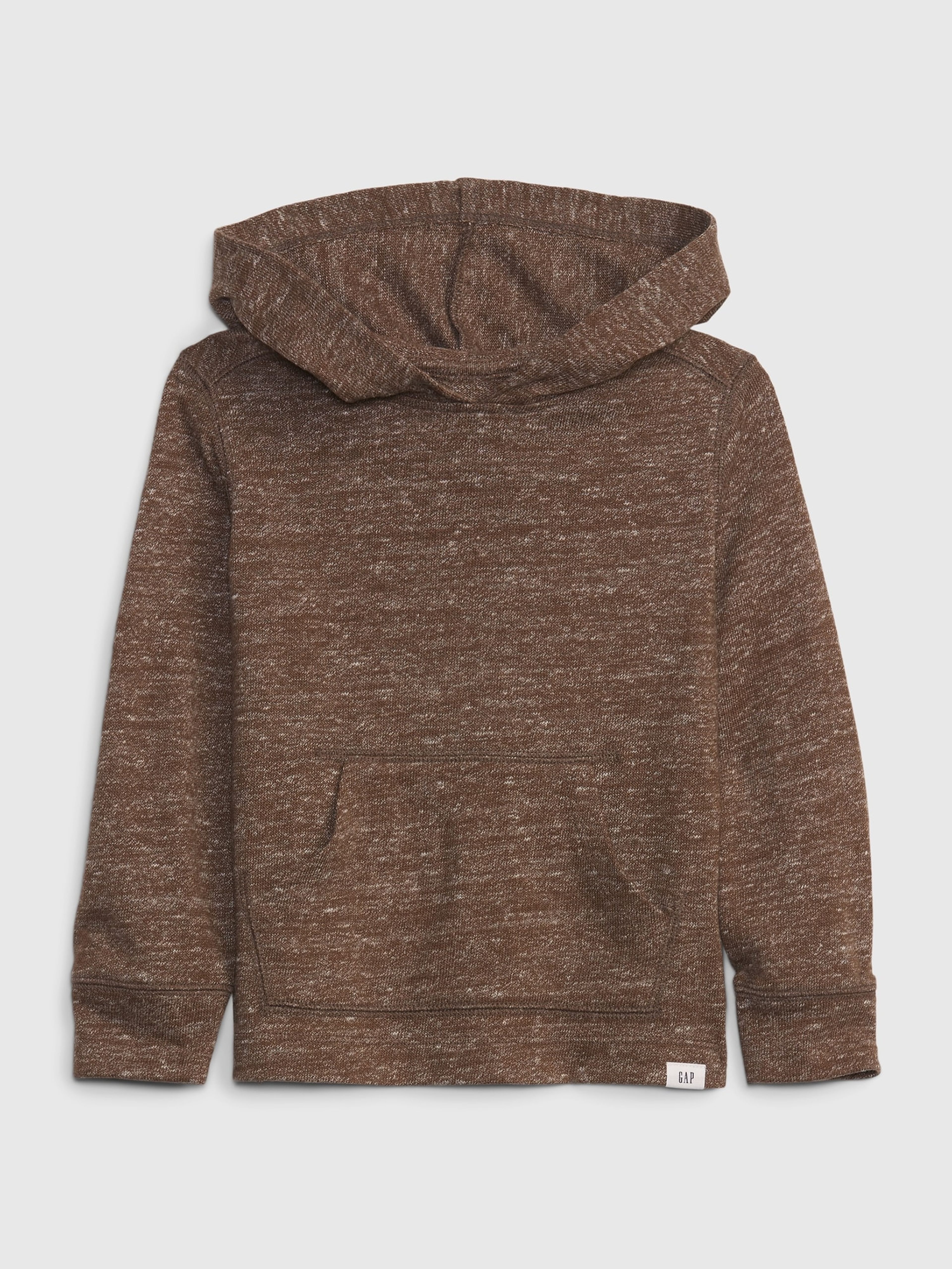 Meliertes Sweatshirt mit Kapuze für Kinder