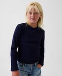 Tricou striat pentru copii-Bleumarin - 001