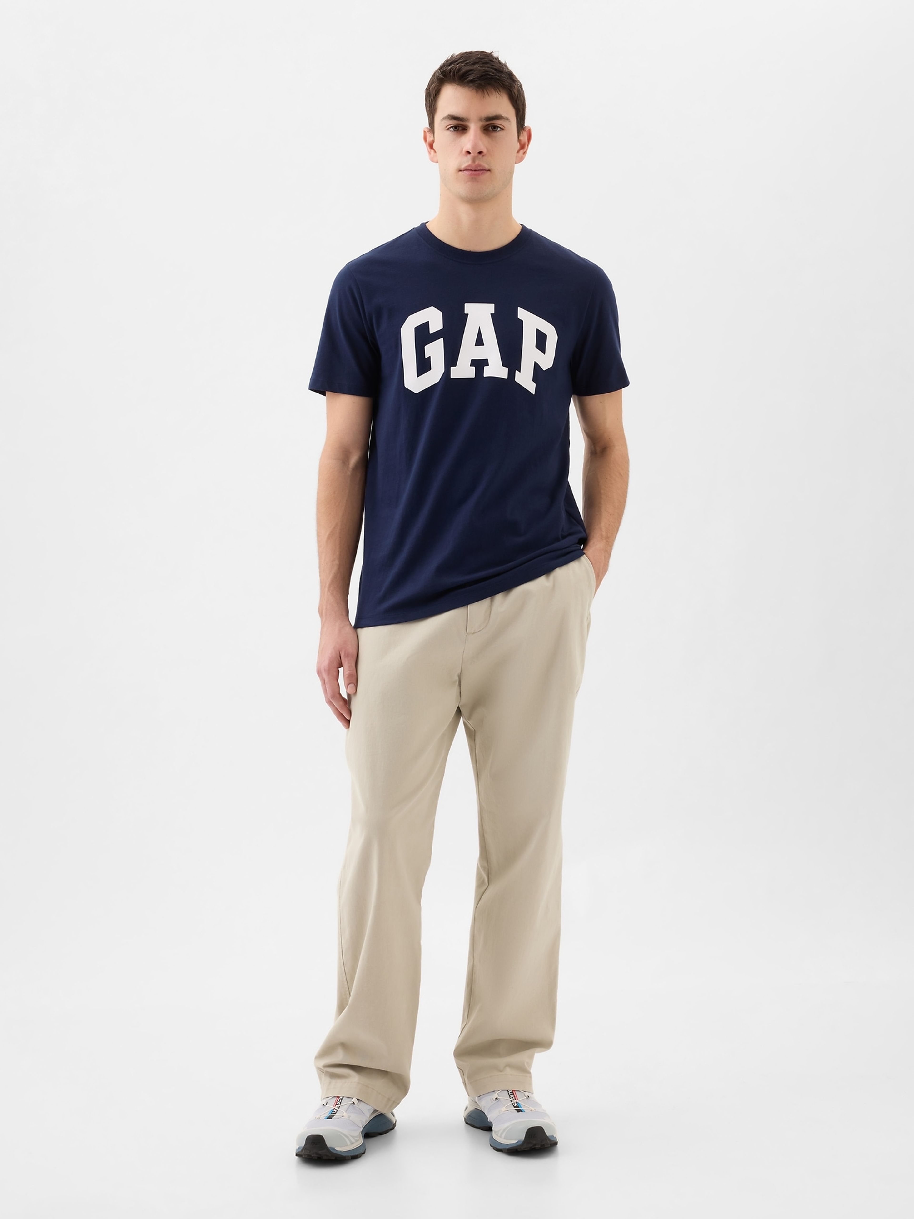 T-shirt in cotone con logo 2 pezzi - 004