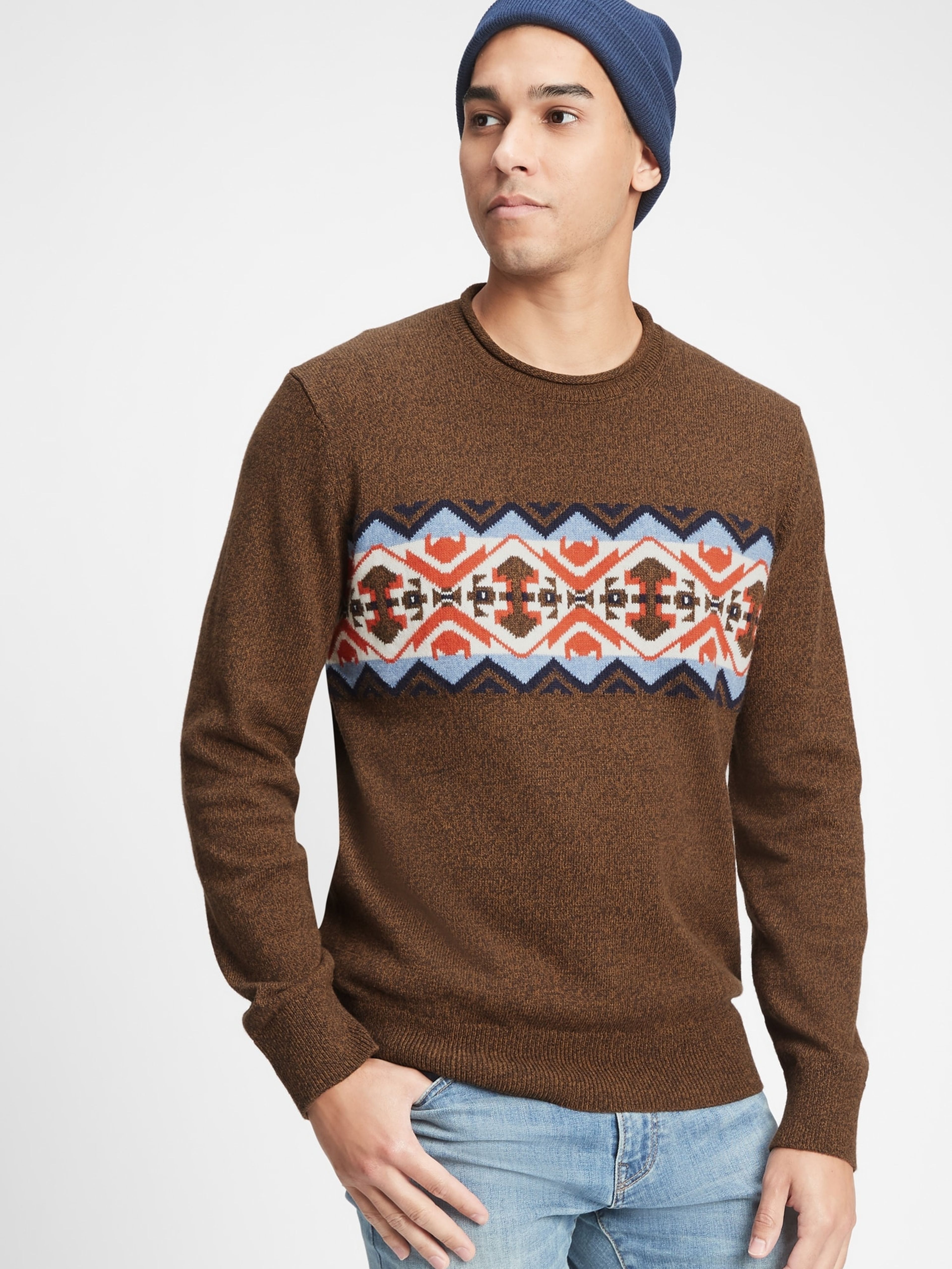 Sweter fair isle