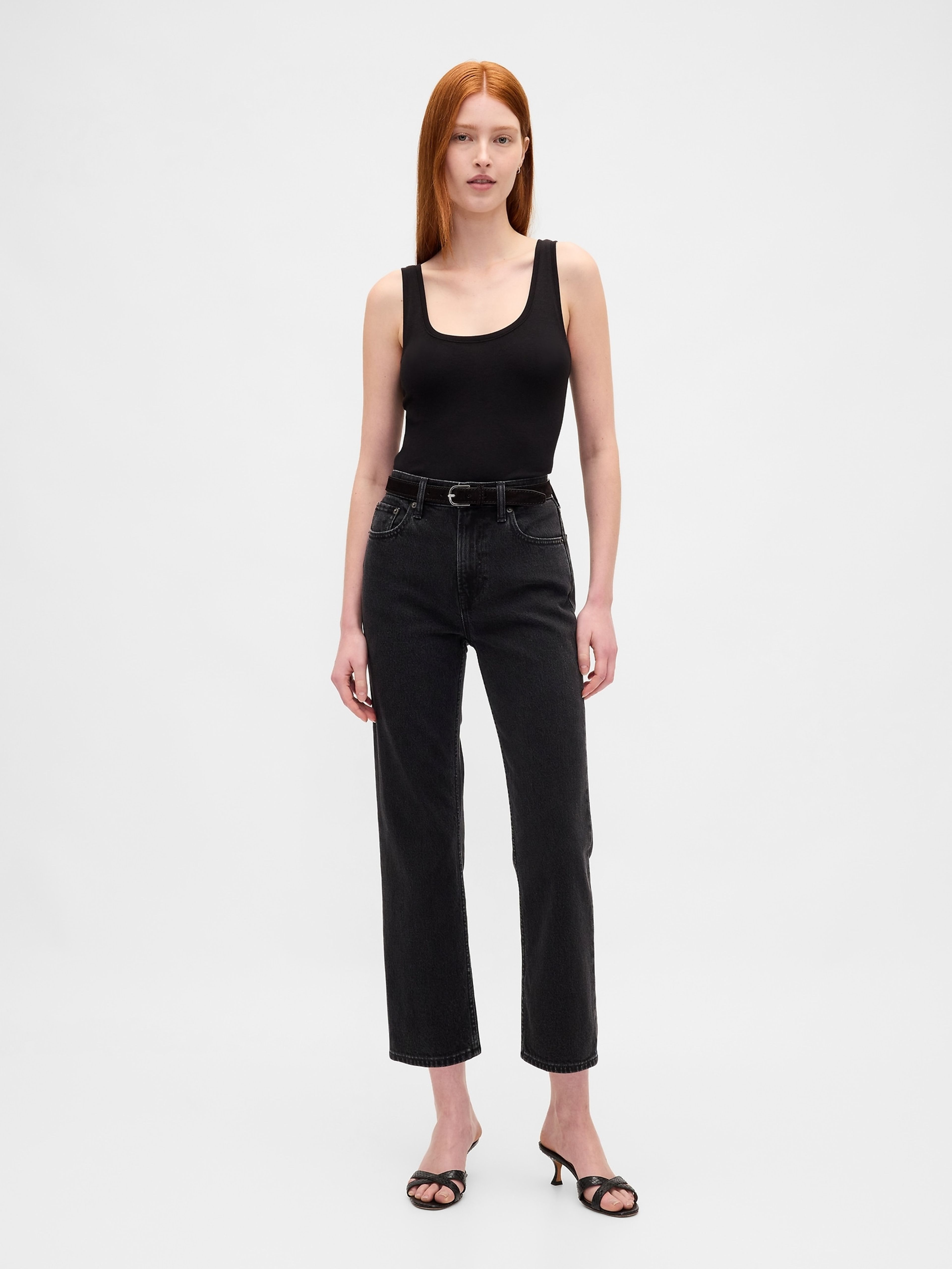 Jeans 90s Straight Crop - 001