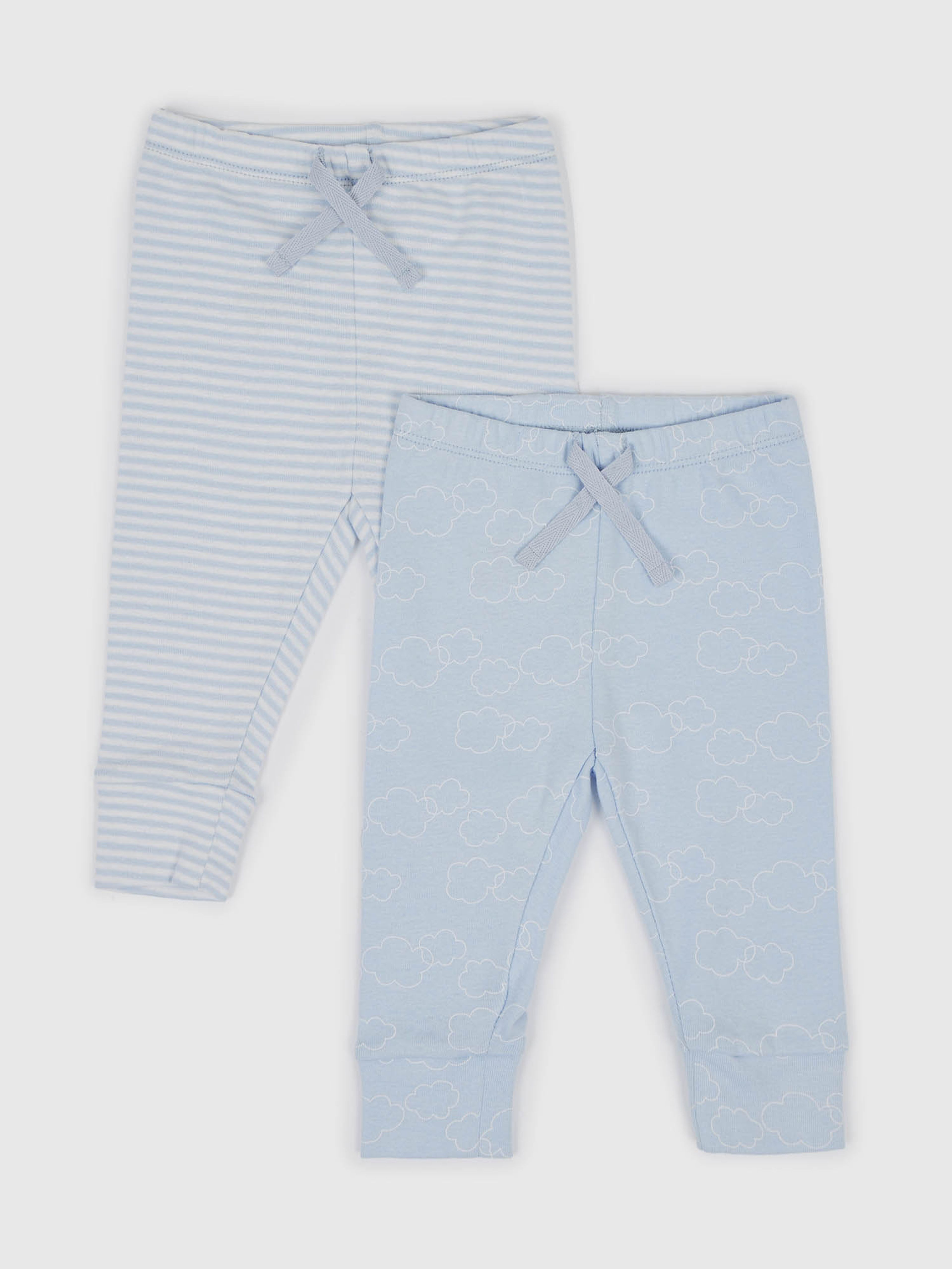 Baby bawełniane legginsy, 2 szt.