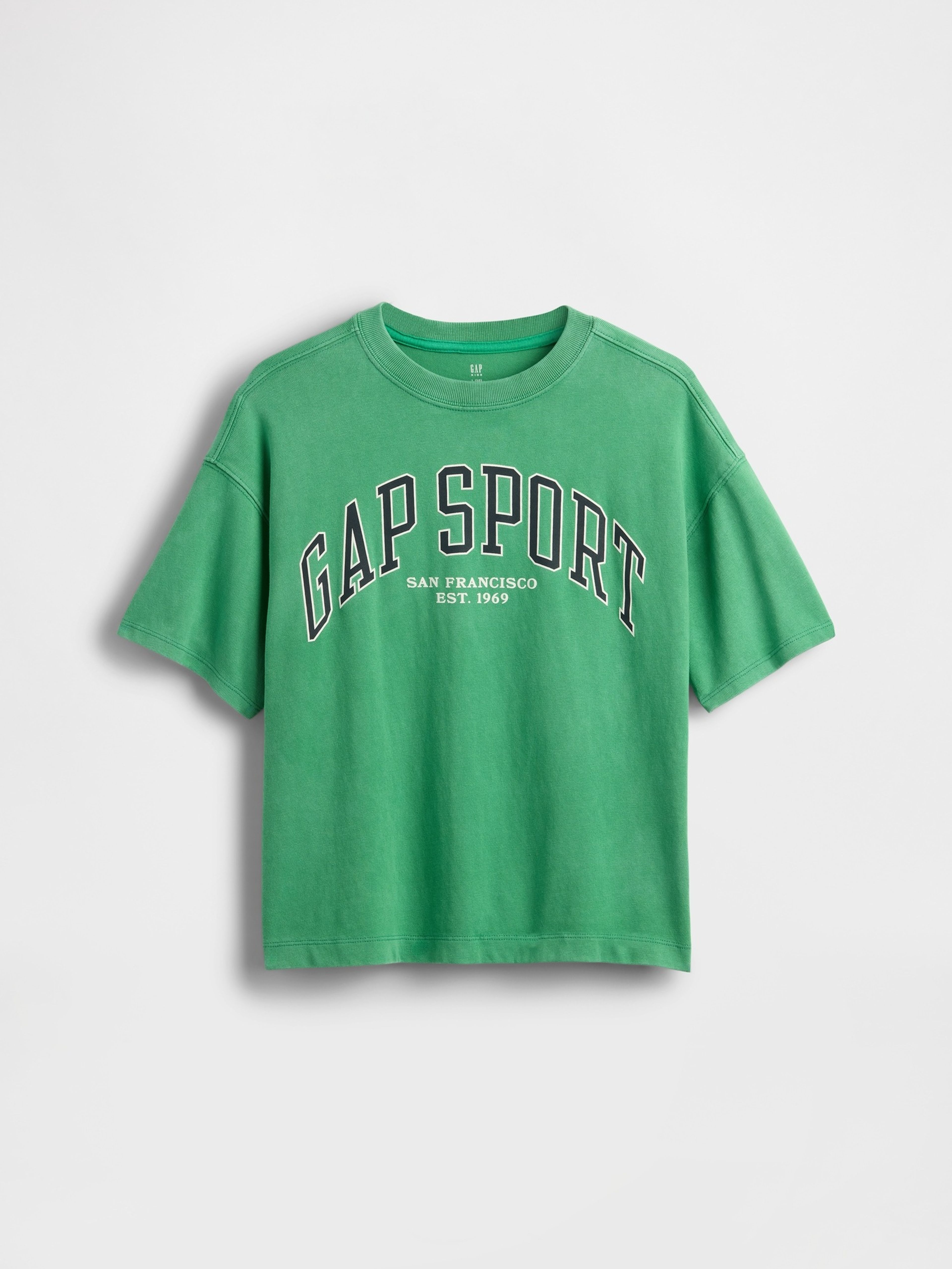 Oversize T-shirt dziecięcy Gap Sport