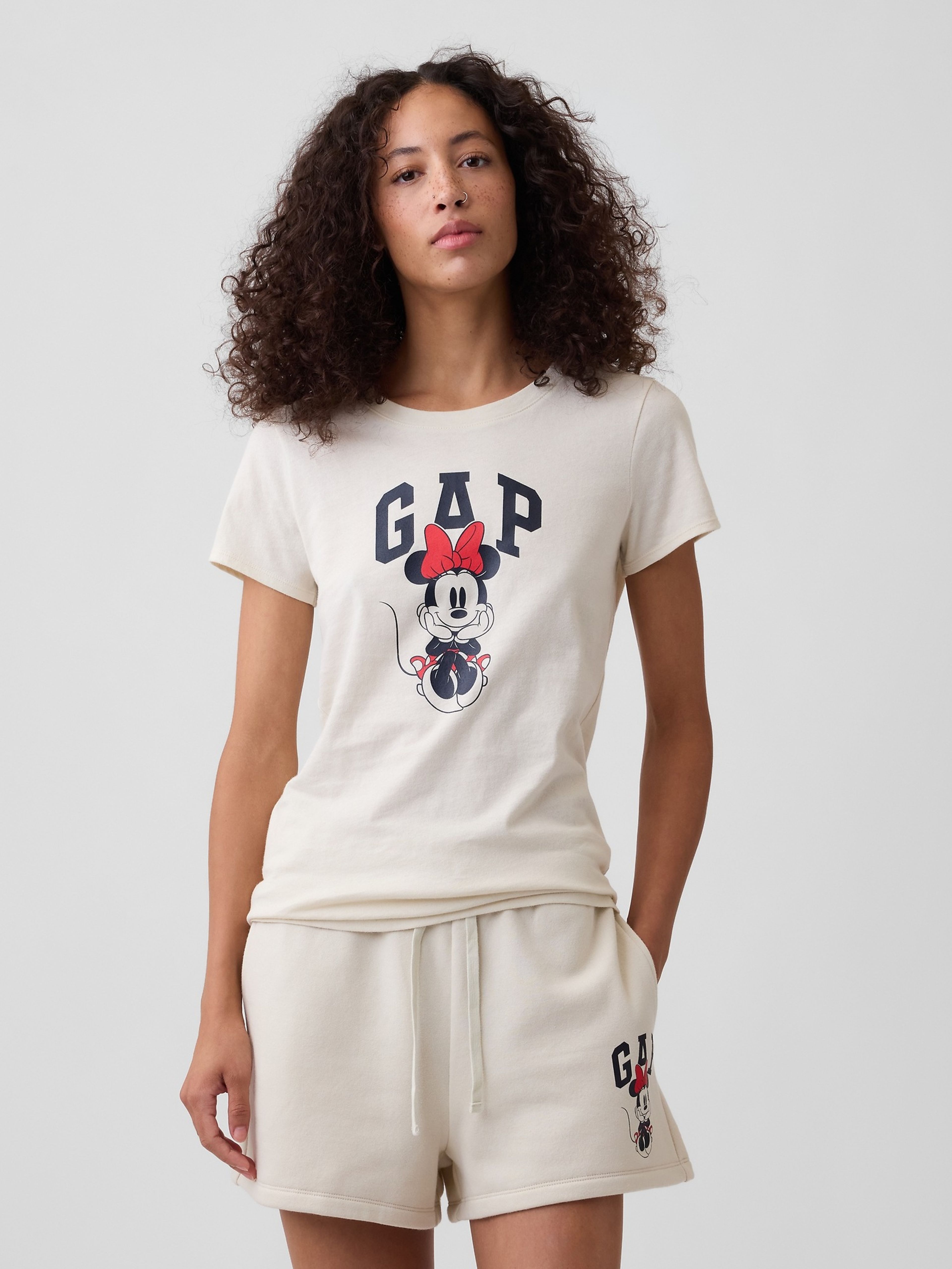 Tričko Gap & Disney Minnie Mouse s logom - 001