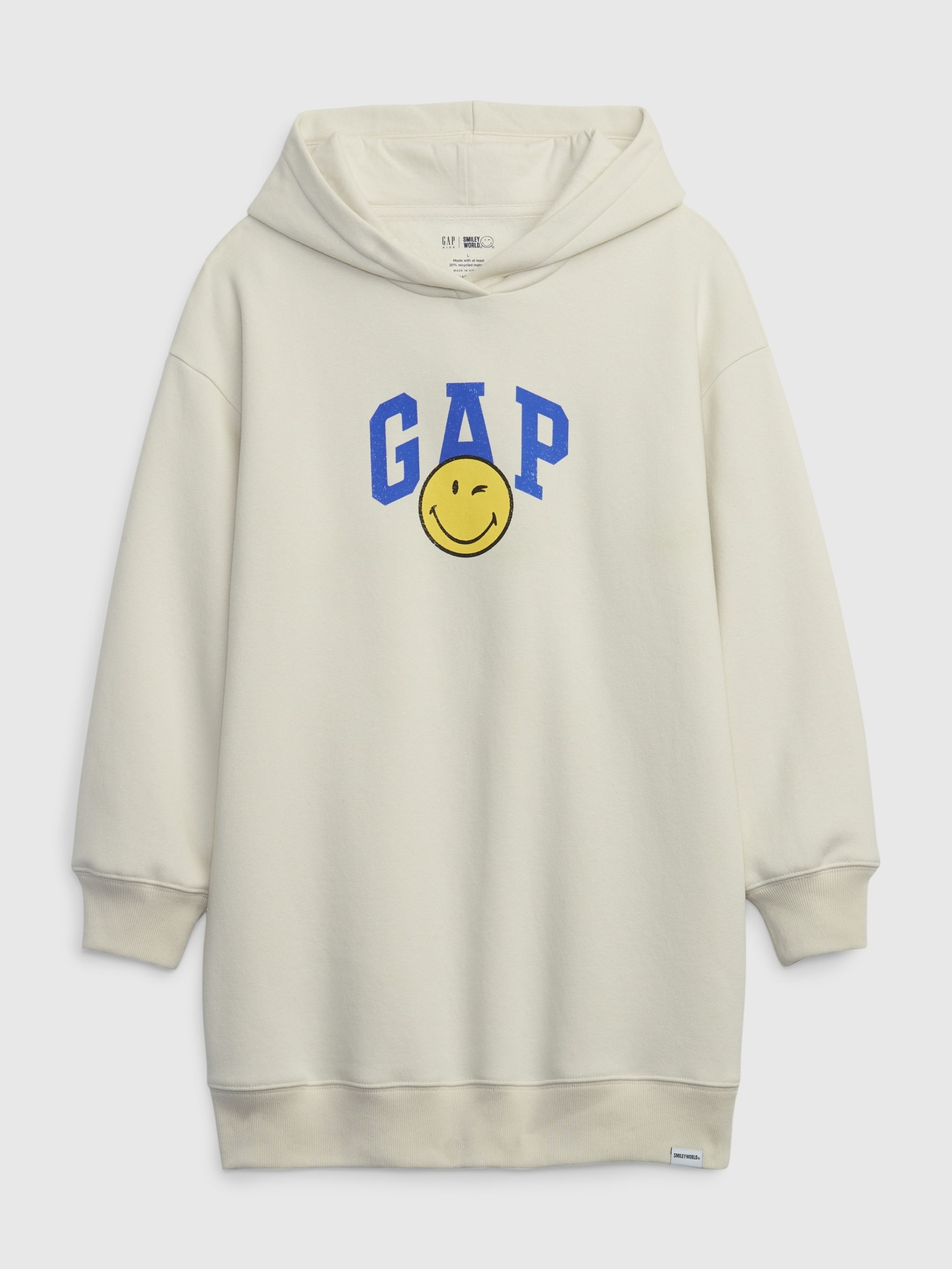 Dziecięca sukienka dresowa Gap × SmileyWorld®