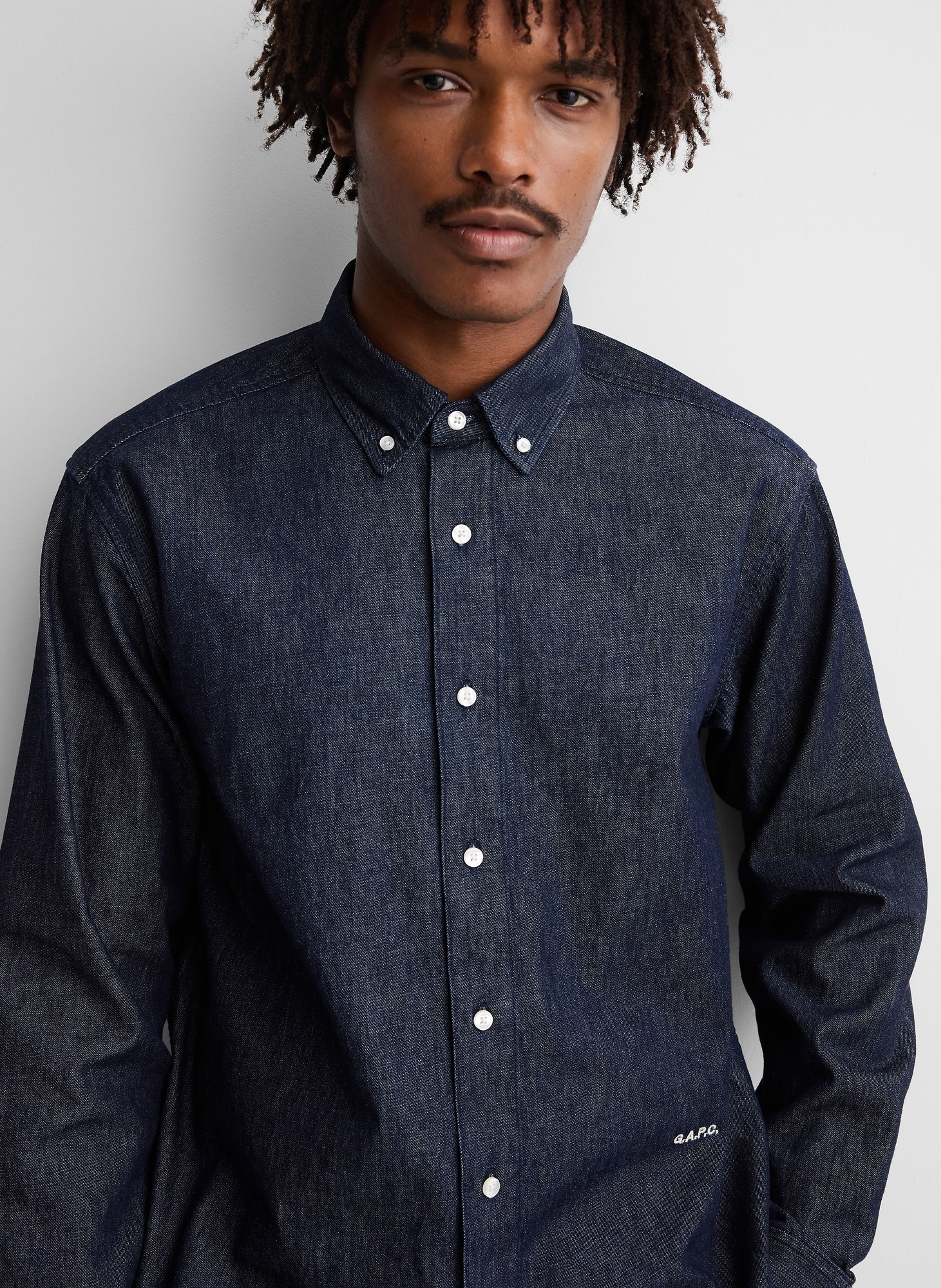 Relaxed denim overhemd Gap × A.P.C. unisex - 006