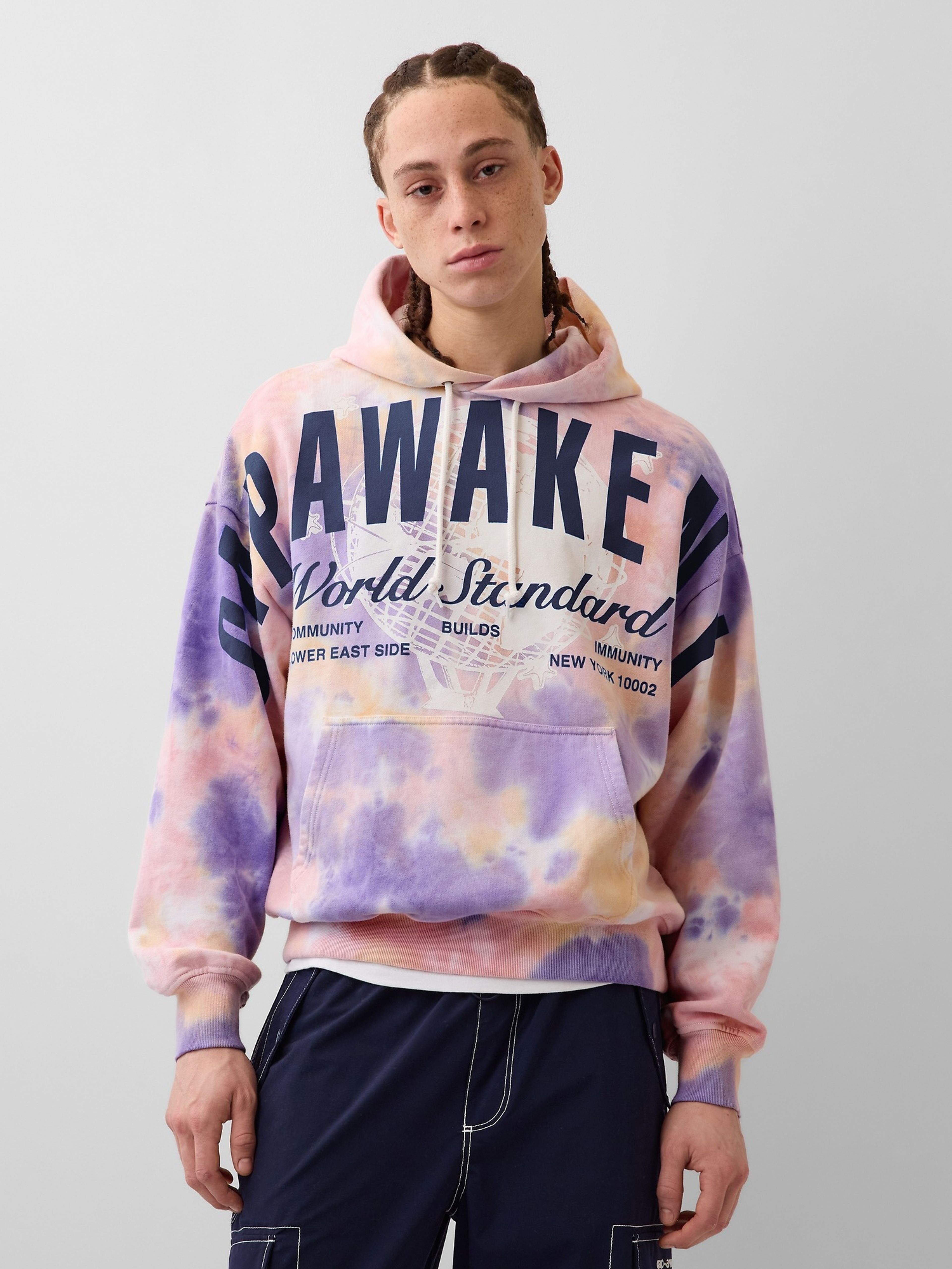 Oversize mikina Gap × Awake NY Heavyweight unisex