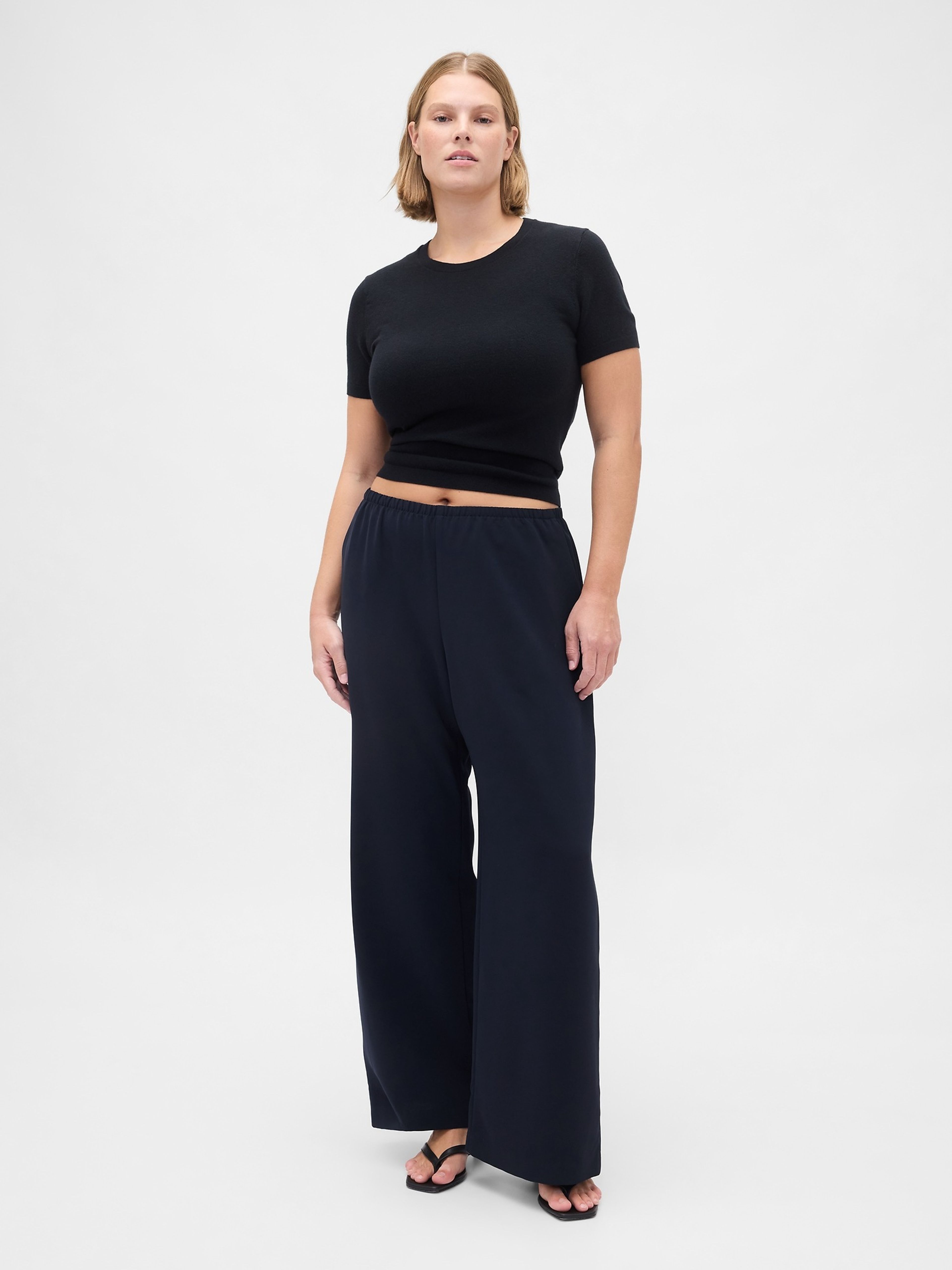Spodnie Easy Wide-Leg - 005