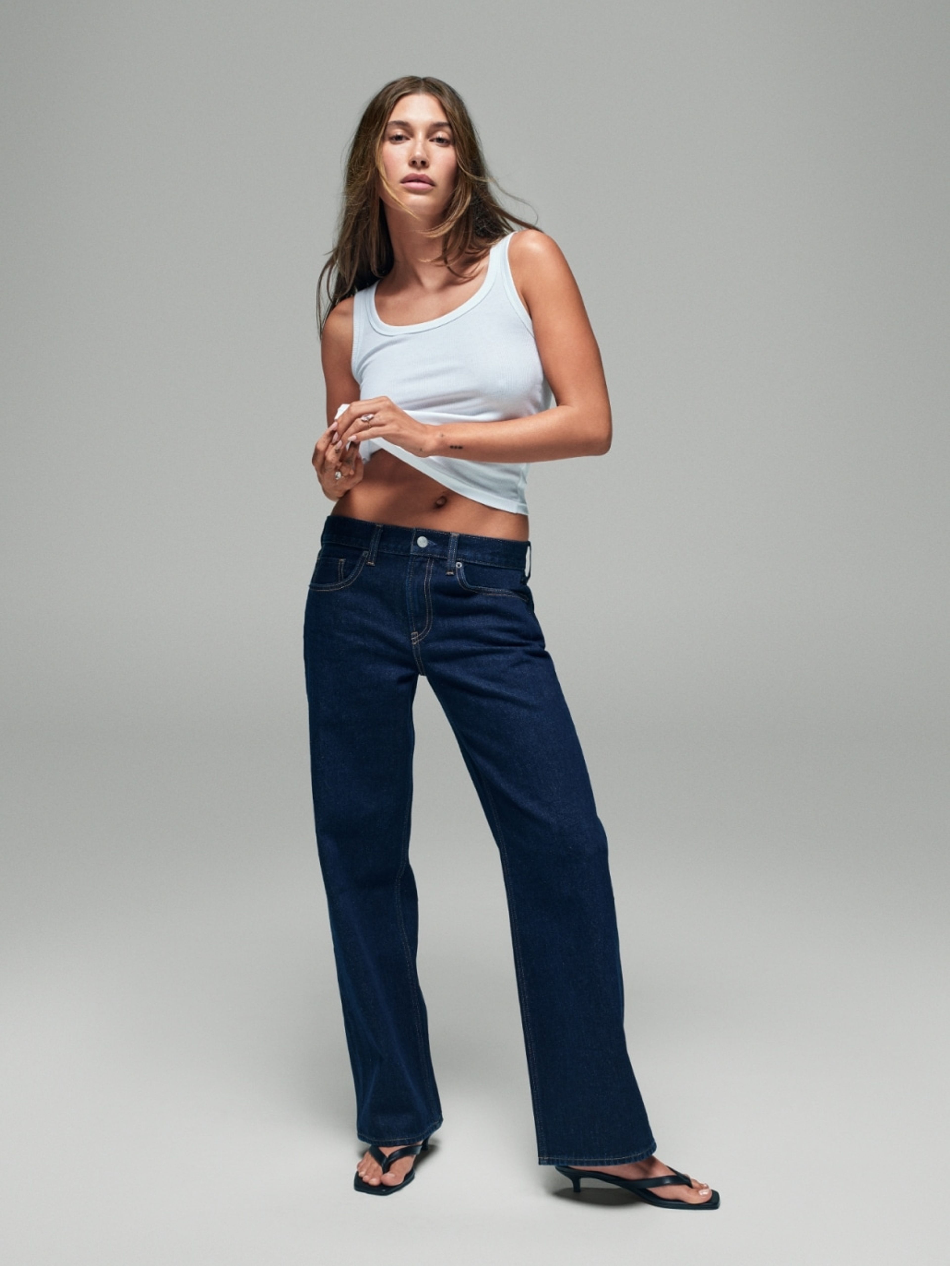 Jeansy The Hailey Low Rise Loose - 001