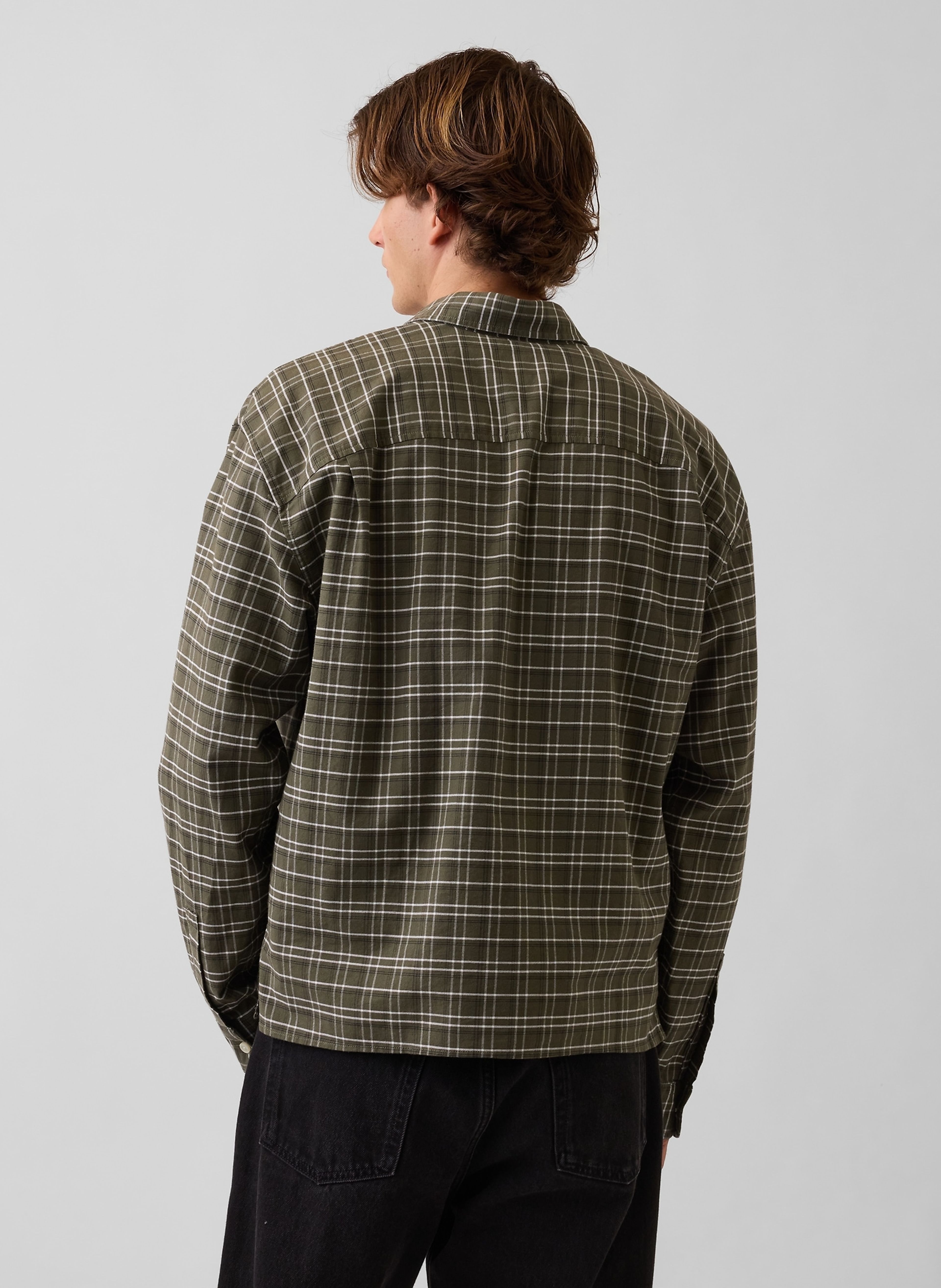 Crop košile Oxford Shirt - 002